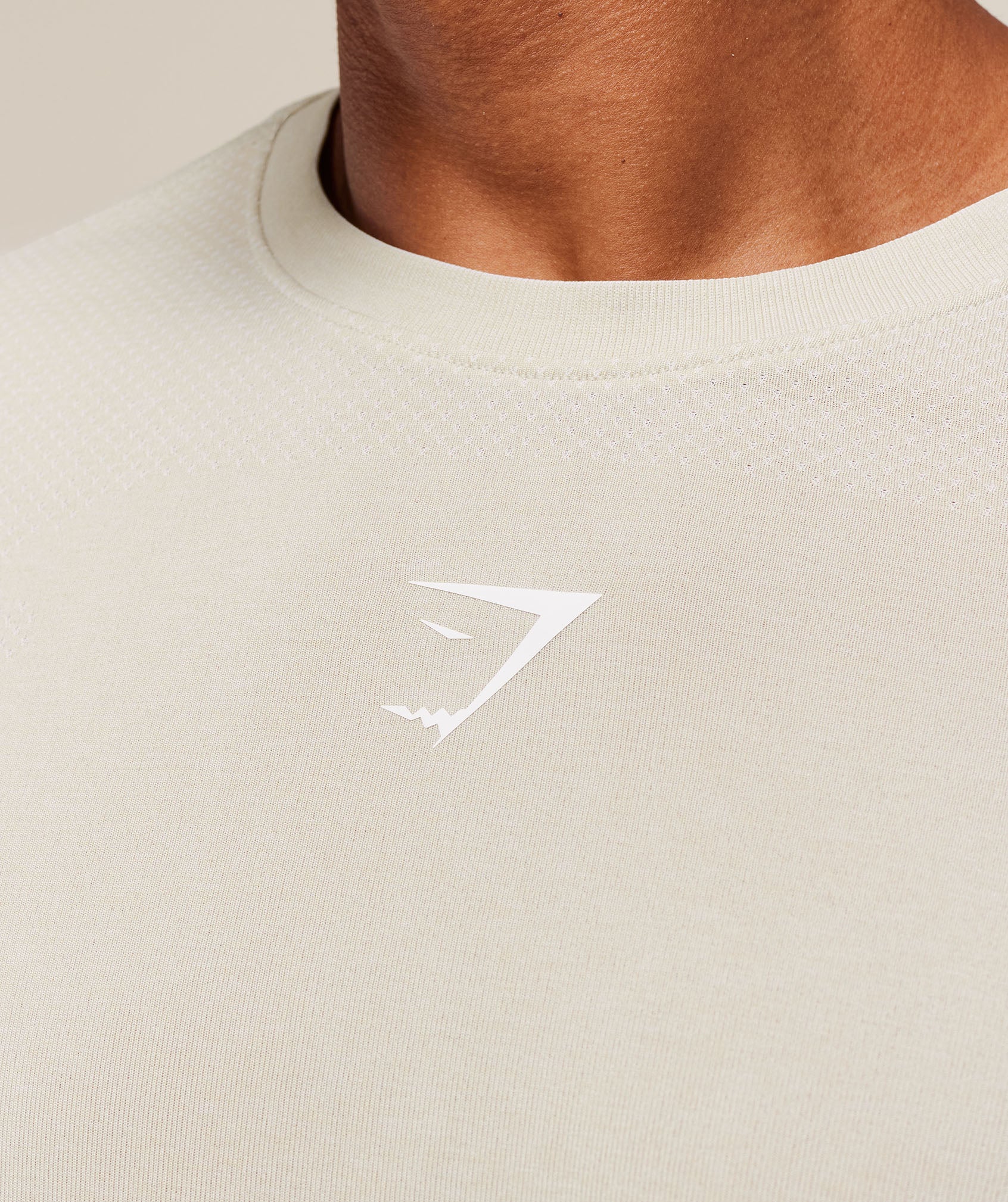Gymshark Lightweight Seamless T-Shirt - Pebble Grey/White - Image 5