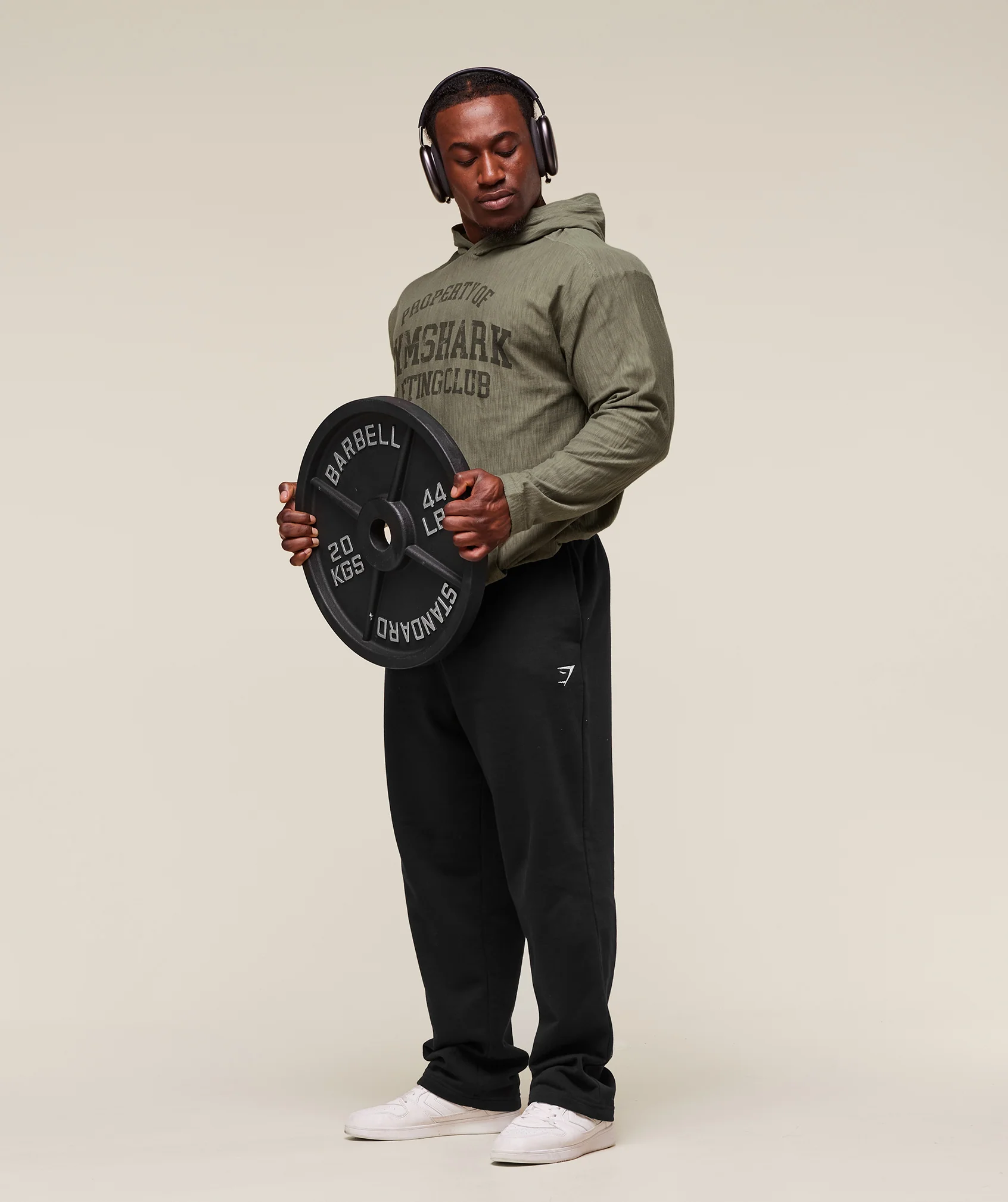 Gymshark Lightweight Slub Textured Hoodie - Utility Green - Image 5