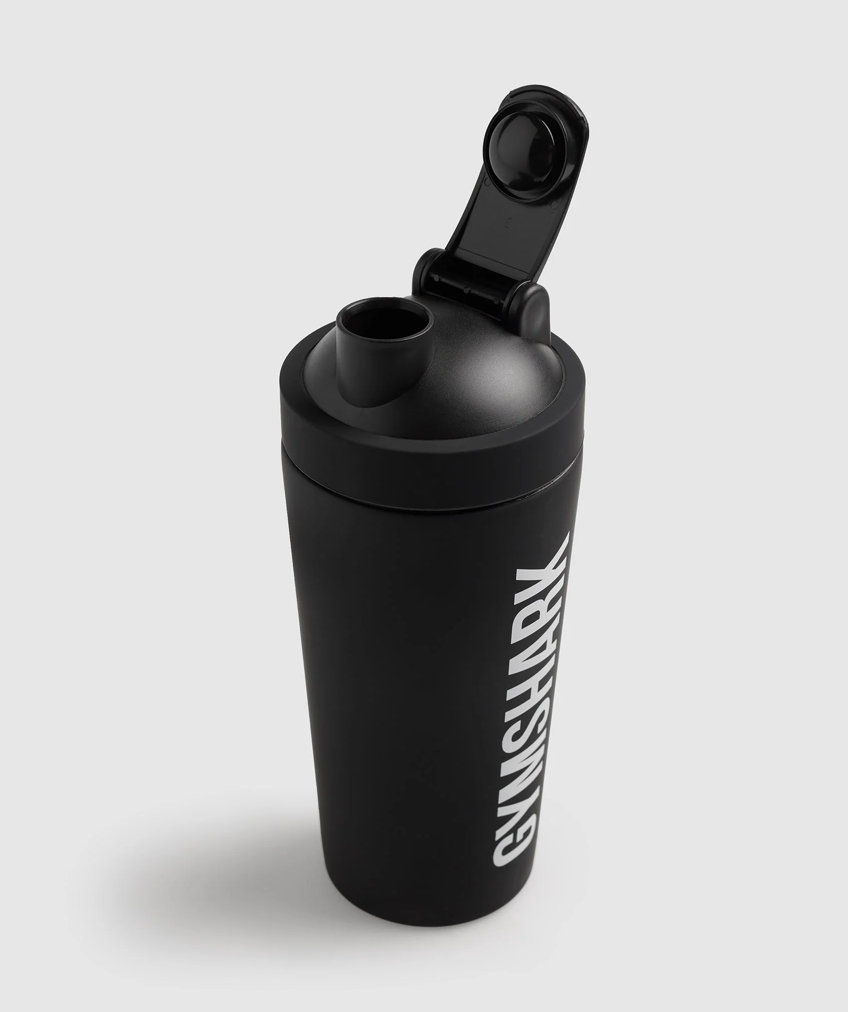 Gymshark Matte Metal Shaker Bottle - Black - Image 2