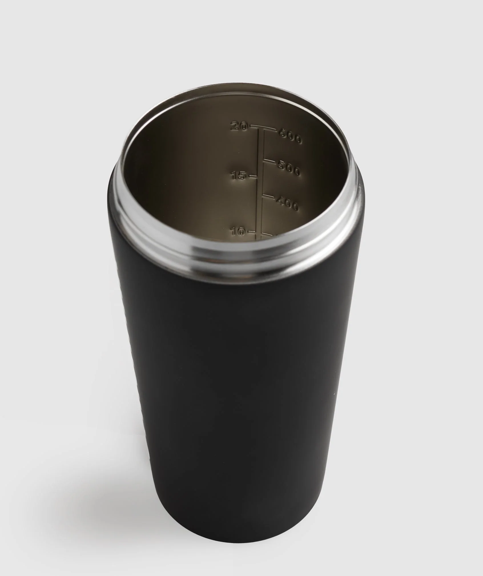 Gymshark Matte Metal Shaker Bottle - Black - Image 3