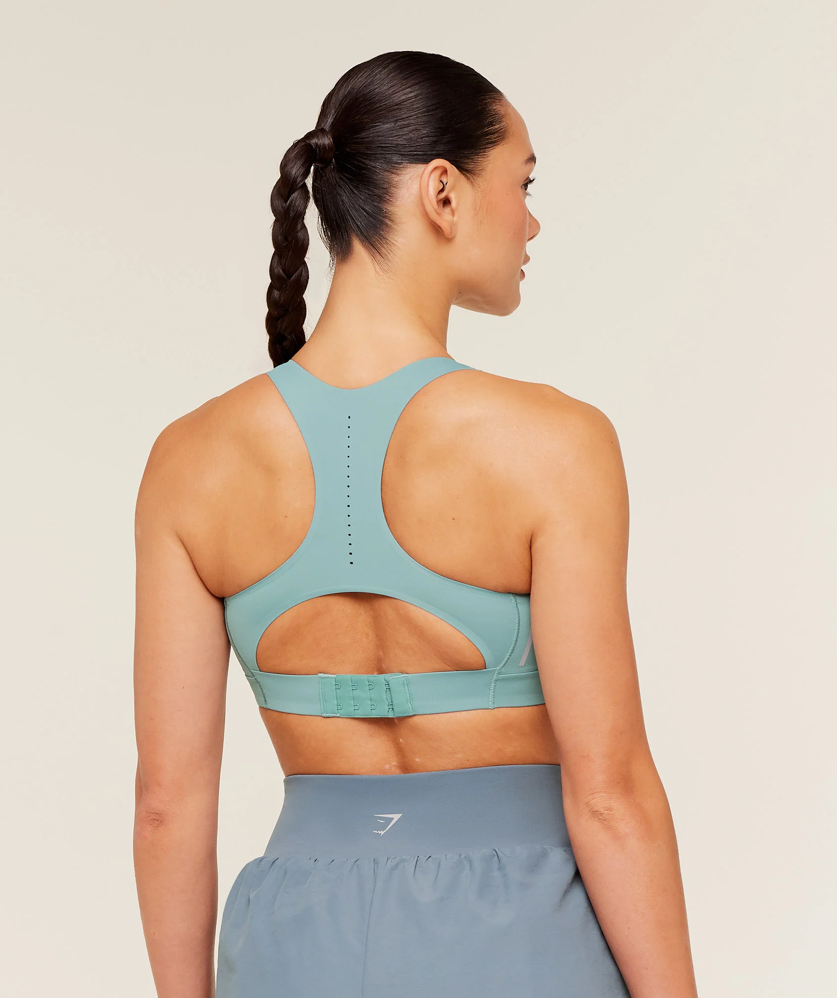 Gymshark Medium Support Running Sports Bra - GS Storm Blue - Image 2