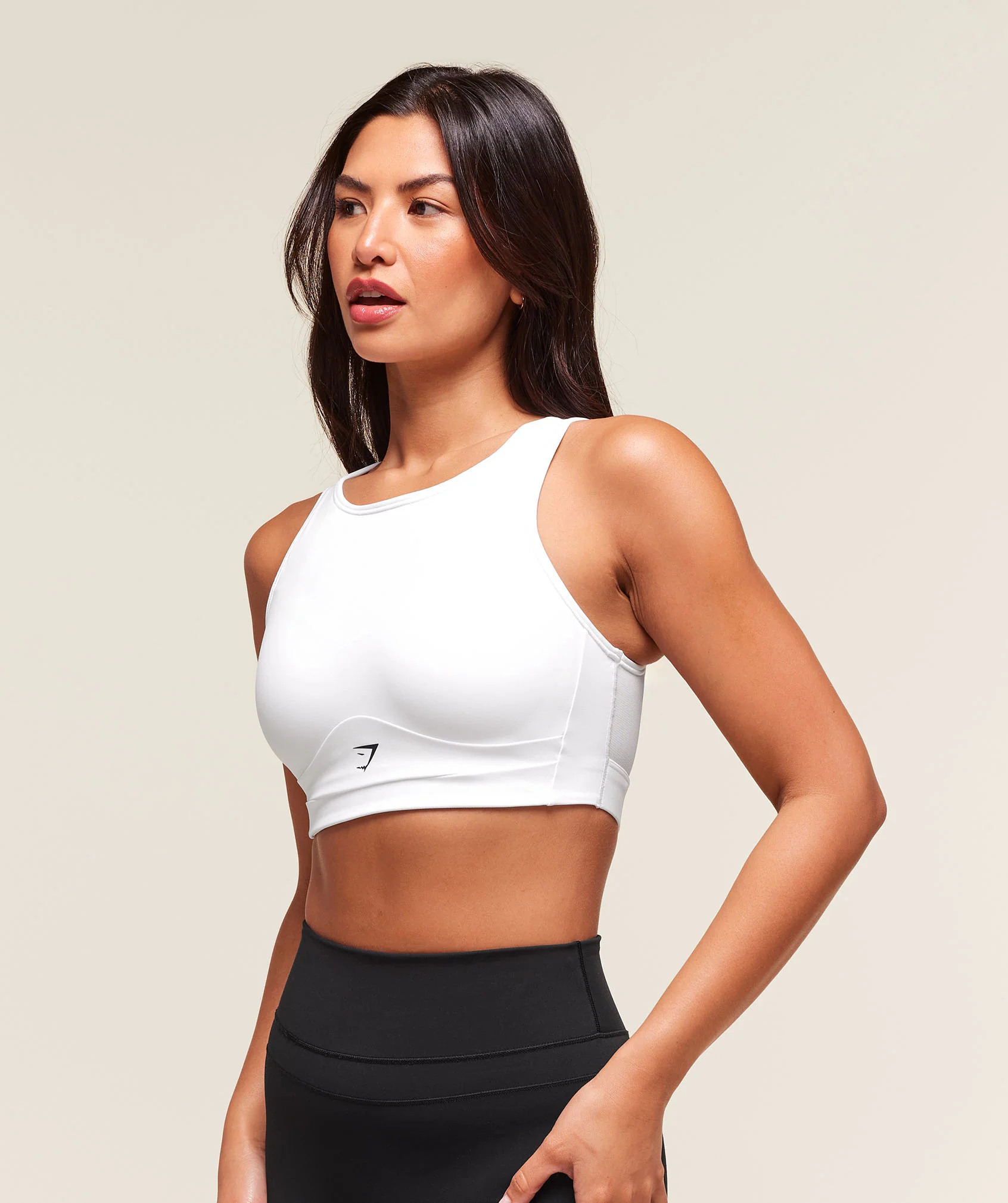 Gymshark Mesh Back Sports Bra - White - Image 3