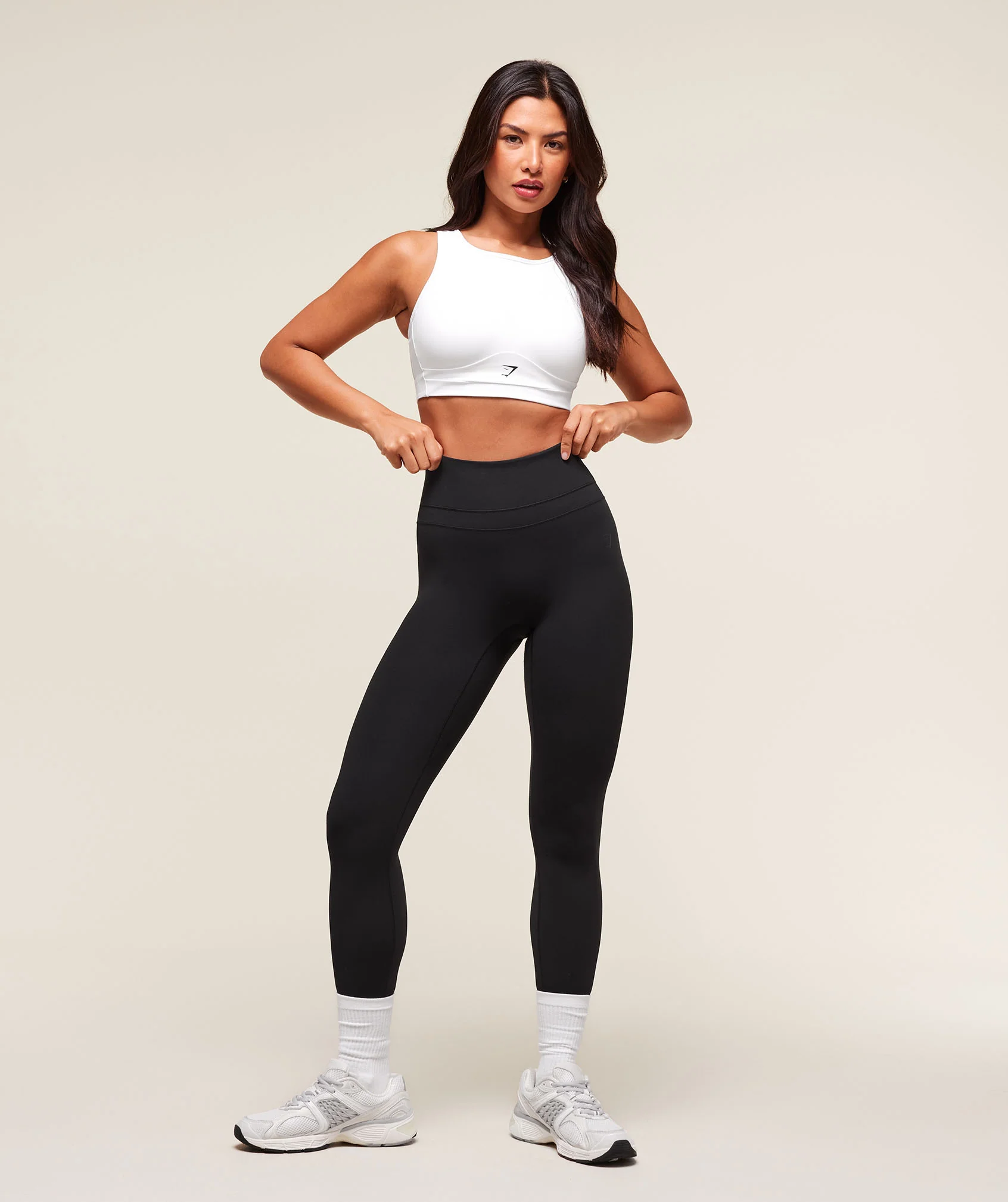 Gymshark Mesh Back Sports Bra - White - Image 6