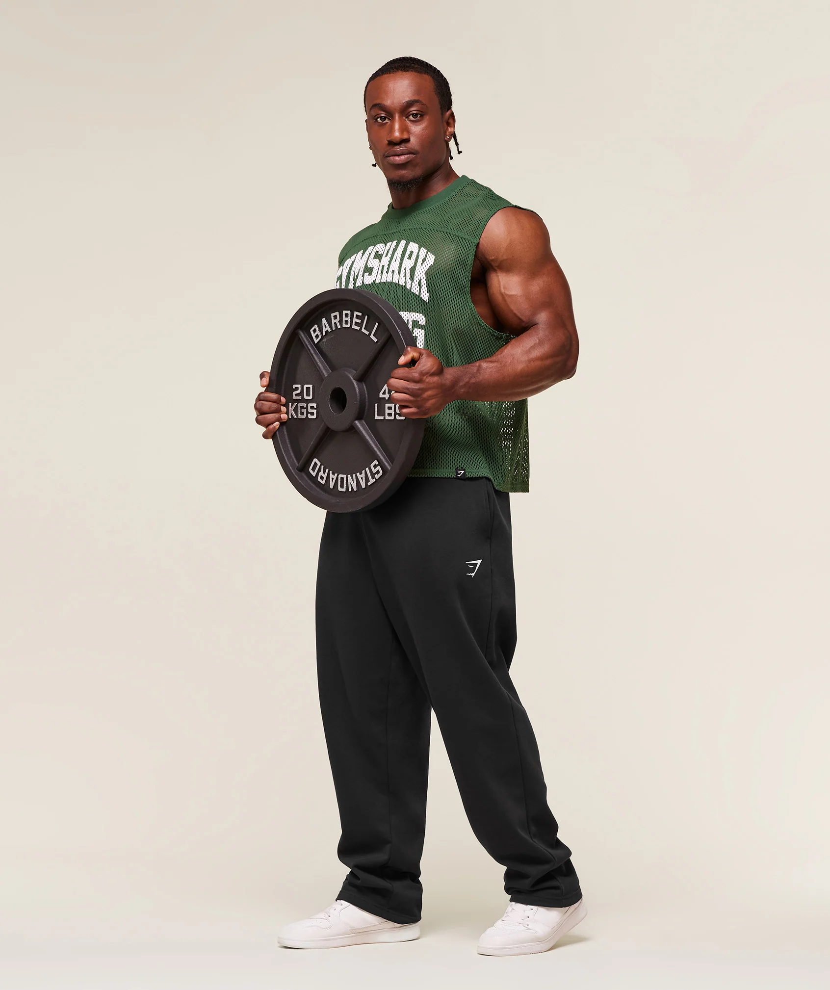 Gymshark Mesh Oversized Tank - Classic Green - Image 6