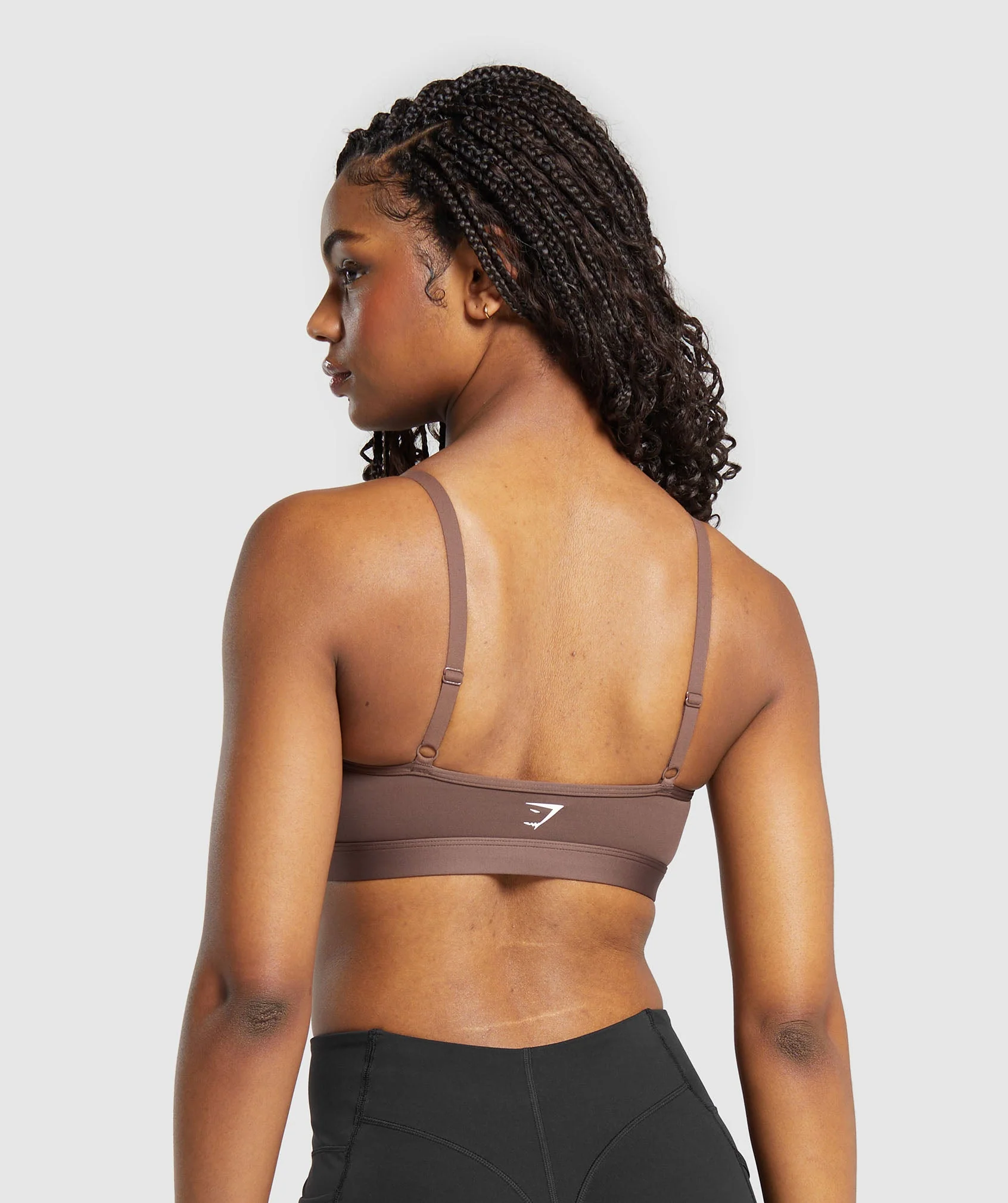 Gymshark Mesh Sports Bra - Soft Brown - Image 2