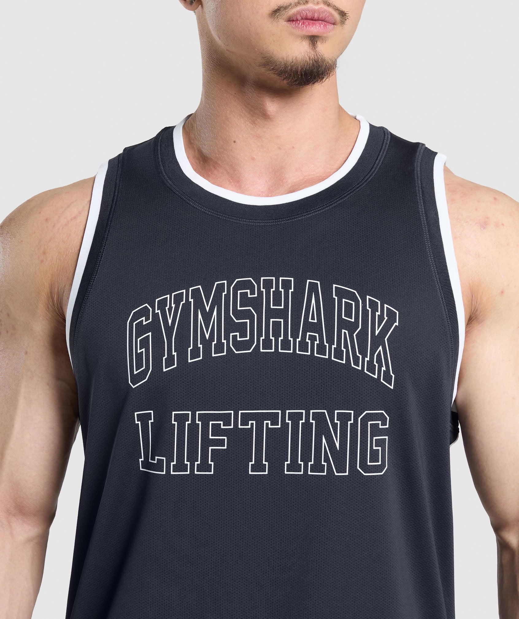 Gymshark Mesh Tank - Heavy Blue - Image 6
