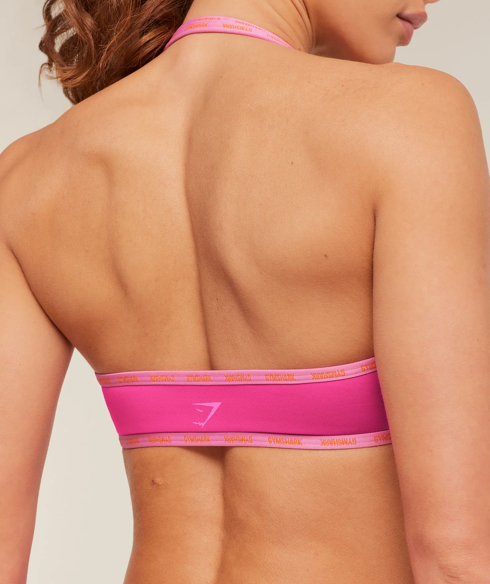 Gymshark Micro Logo Clasp Minimal Bra - Super-Set Pink - Image 5