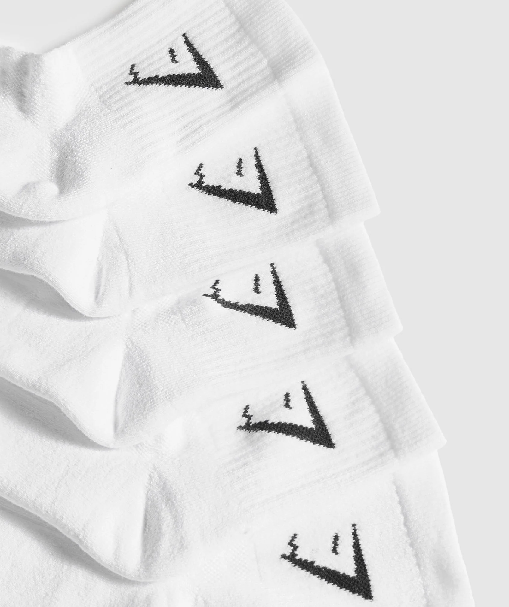 Gymshark Midi Socks 5pk - White - Image 2