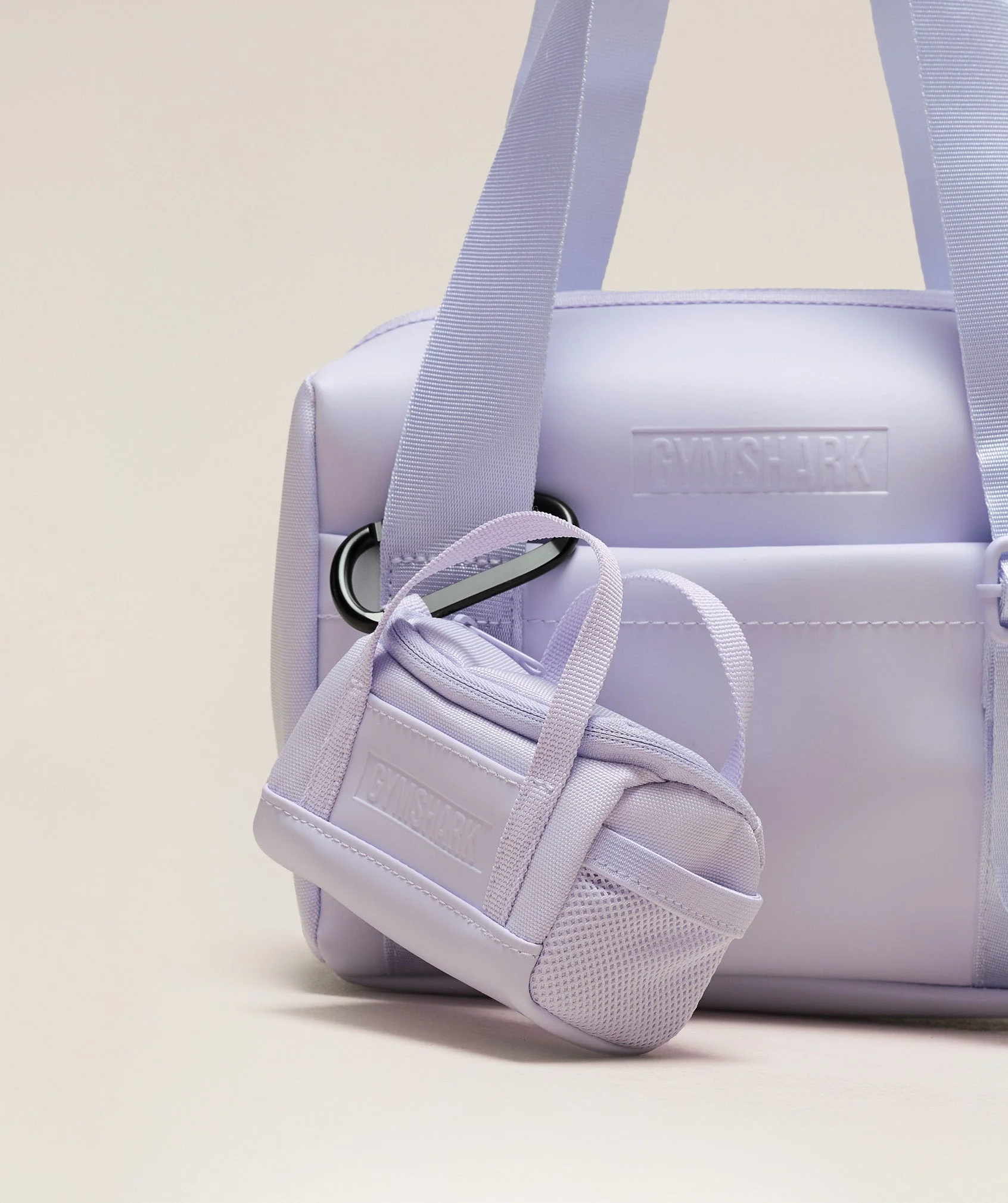 Gymshark Mini Everyday Holdall Keychain - Fresh Lilac - Image 2