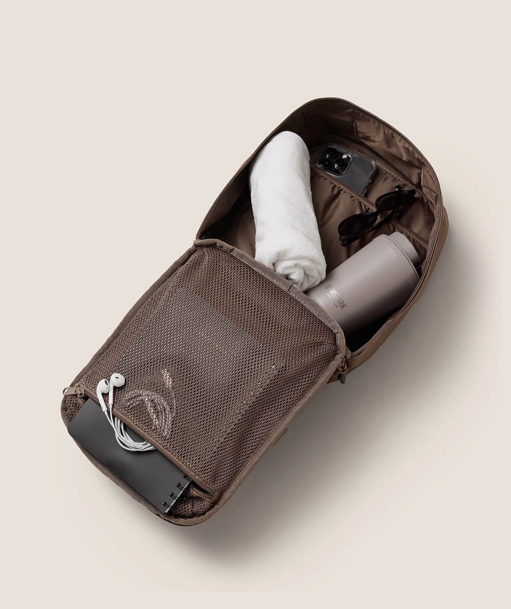 Gymshark Mini Tactical Backpack - Soft Brown - Image 5