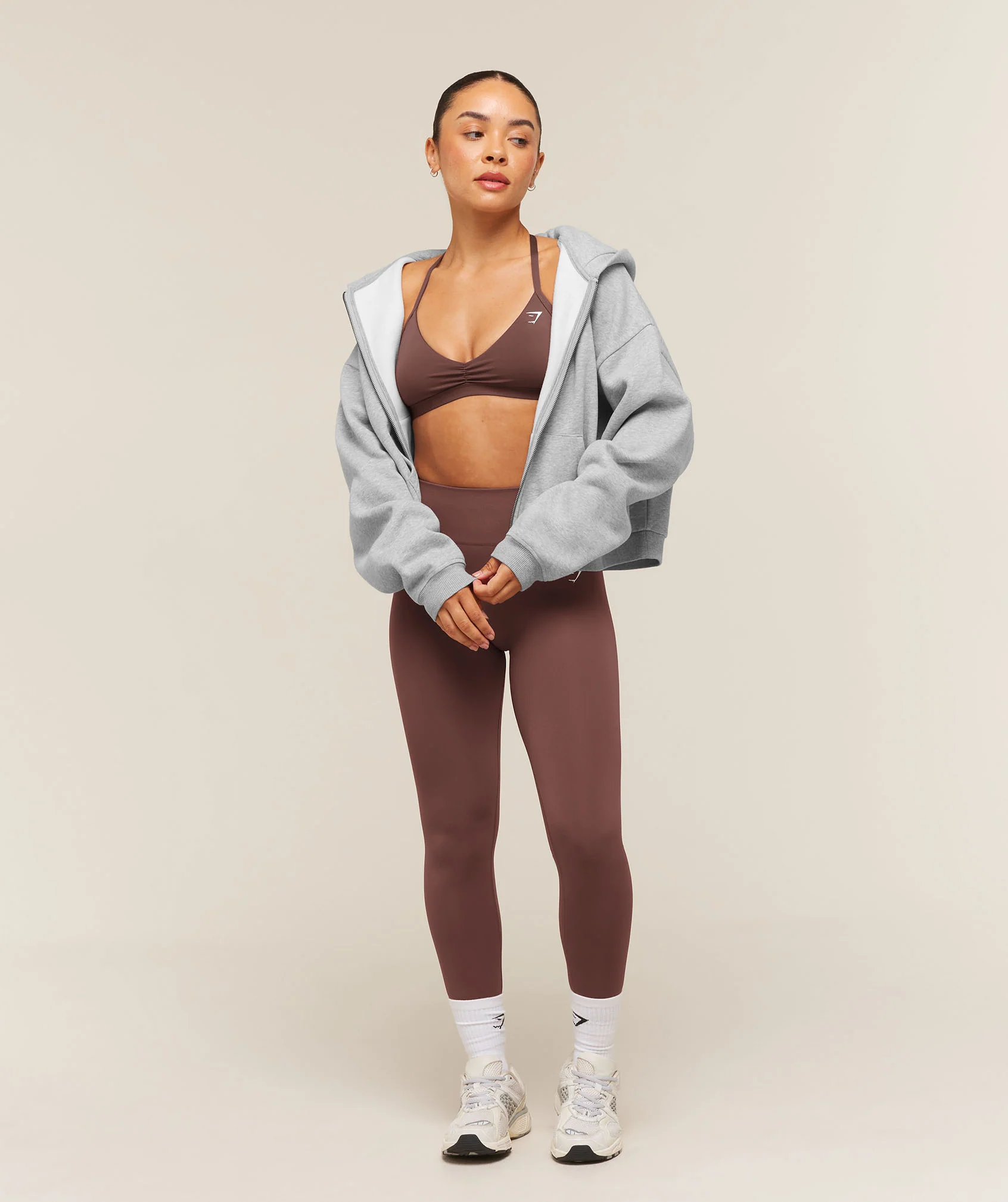 Gymshark Minimal Sports Bra 2.0 - Espresso Brown - Image 5