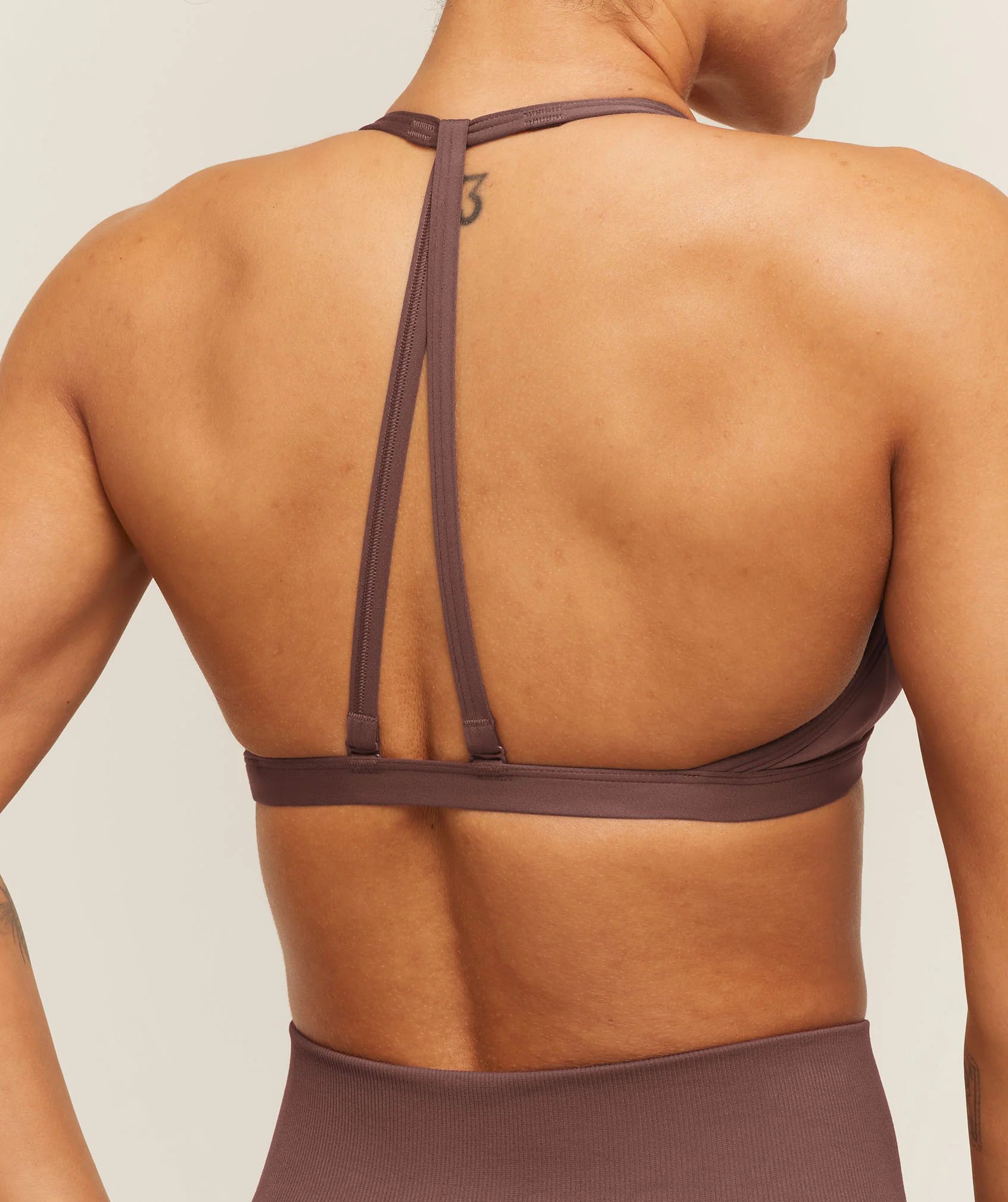 Gymshark Minimal Sports Bra 2.0 - Espresso Brown - Image 6