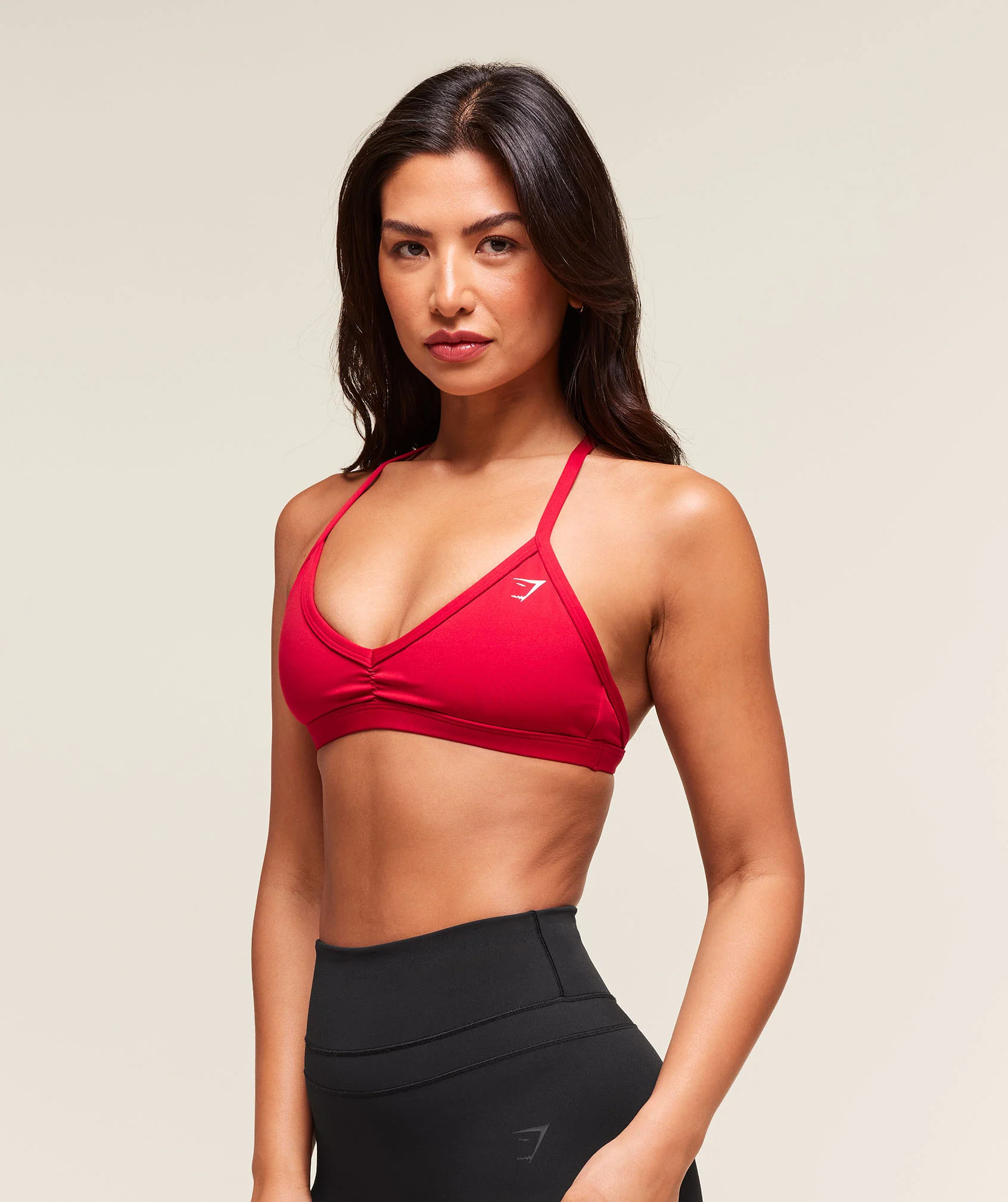 Gymshark Minimal Sports Bra - Carmine Red - Image 3