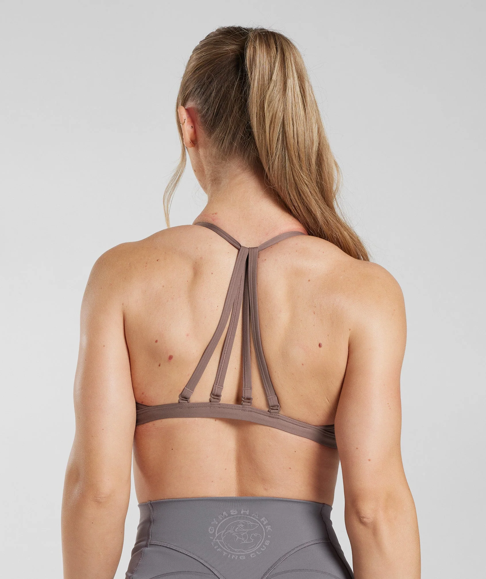 Gymshark Minimal Sports Bra - Truffle Brown - Image 2