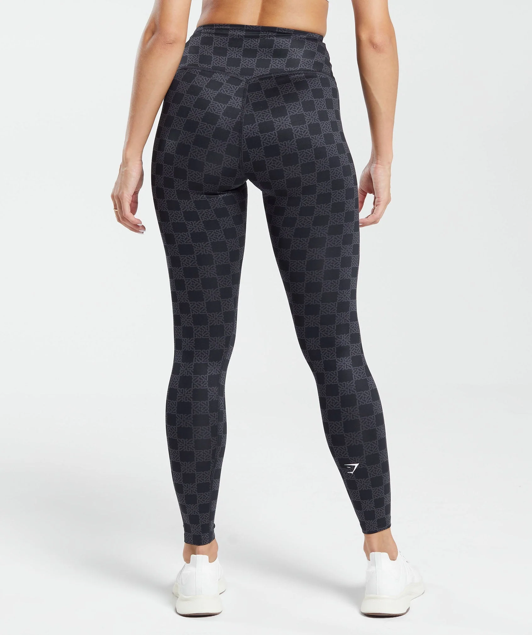Gymshark Monogram Leggings - Onyx Grey - Image 2