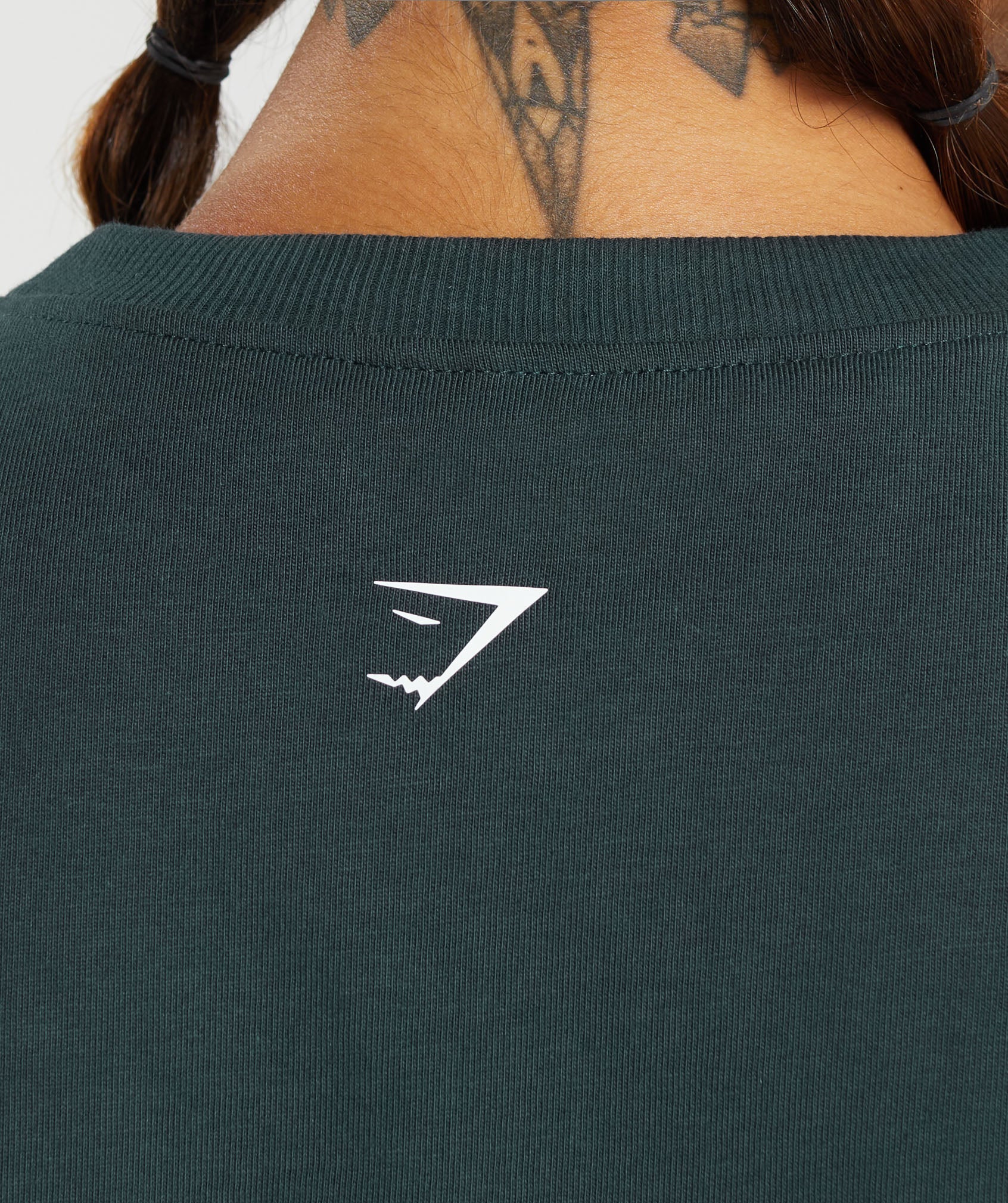 Gymshark Motorcross Oversized T-Shirt - Darkest Teal - Image 6