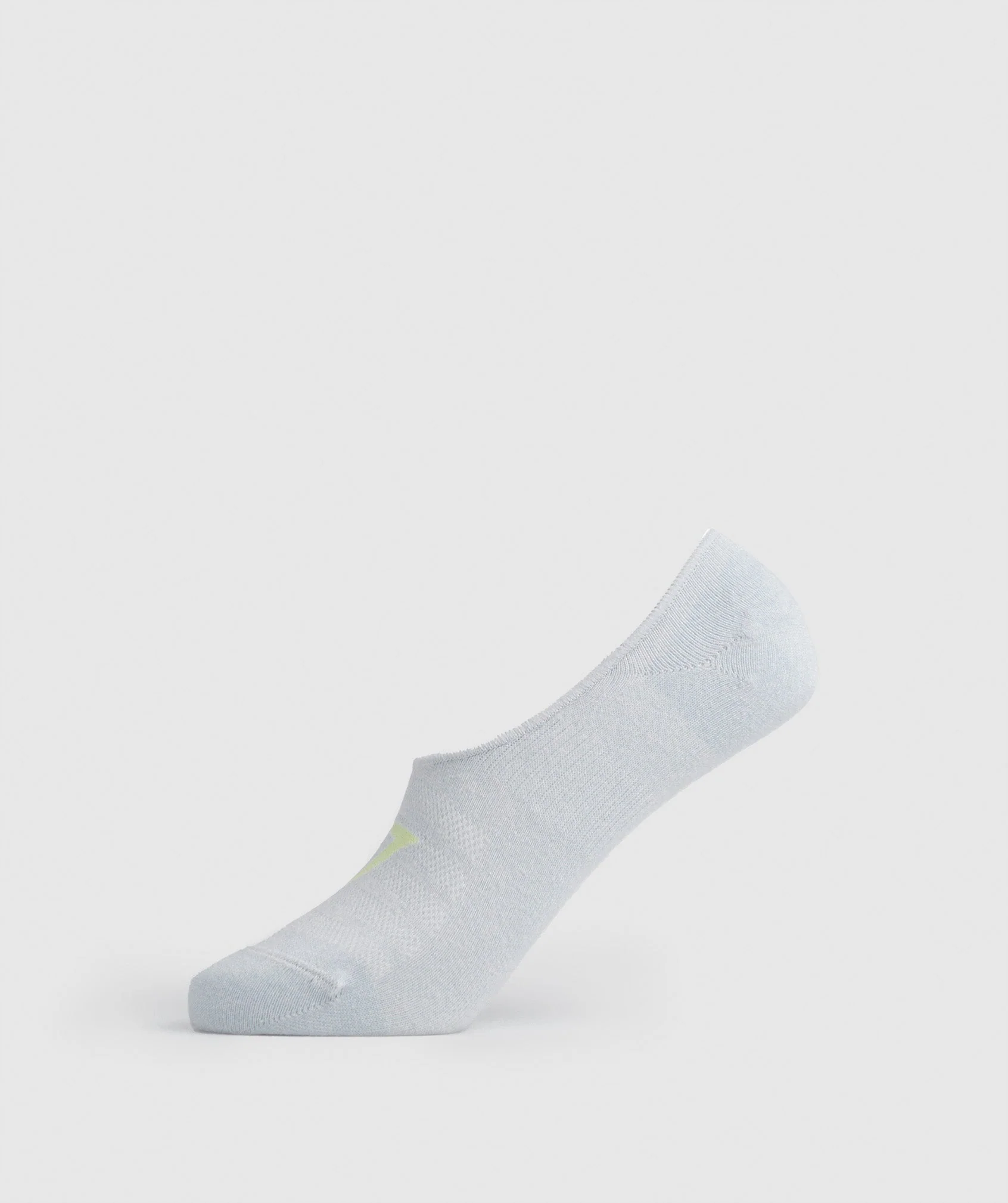 Gymshark No Show Socks 3pk - Grey/Green/Green - Image 4