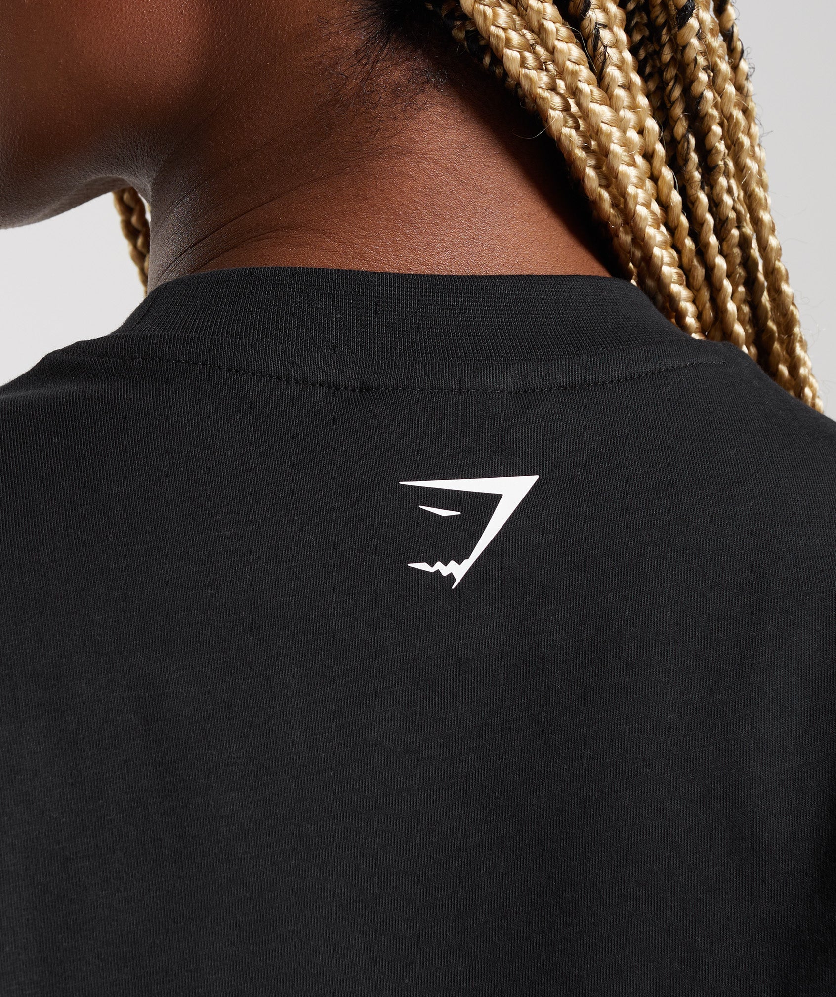 Gymshark No Weighting Oversized T-Shirt - Black - Image 3