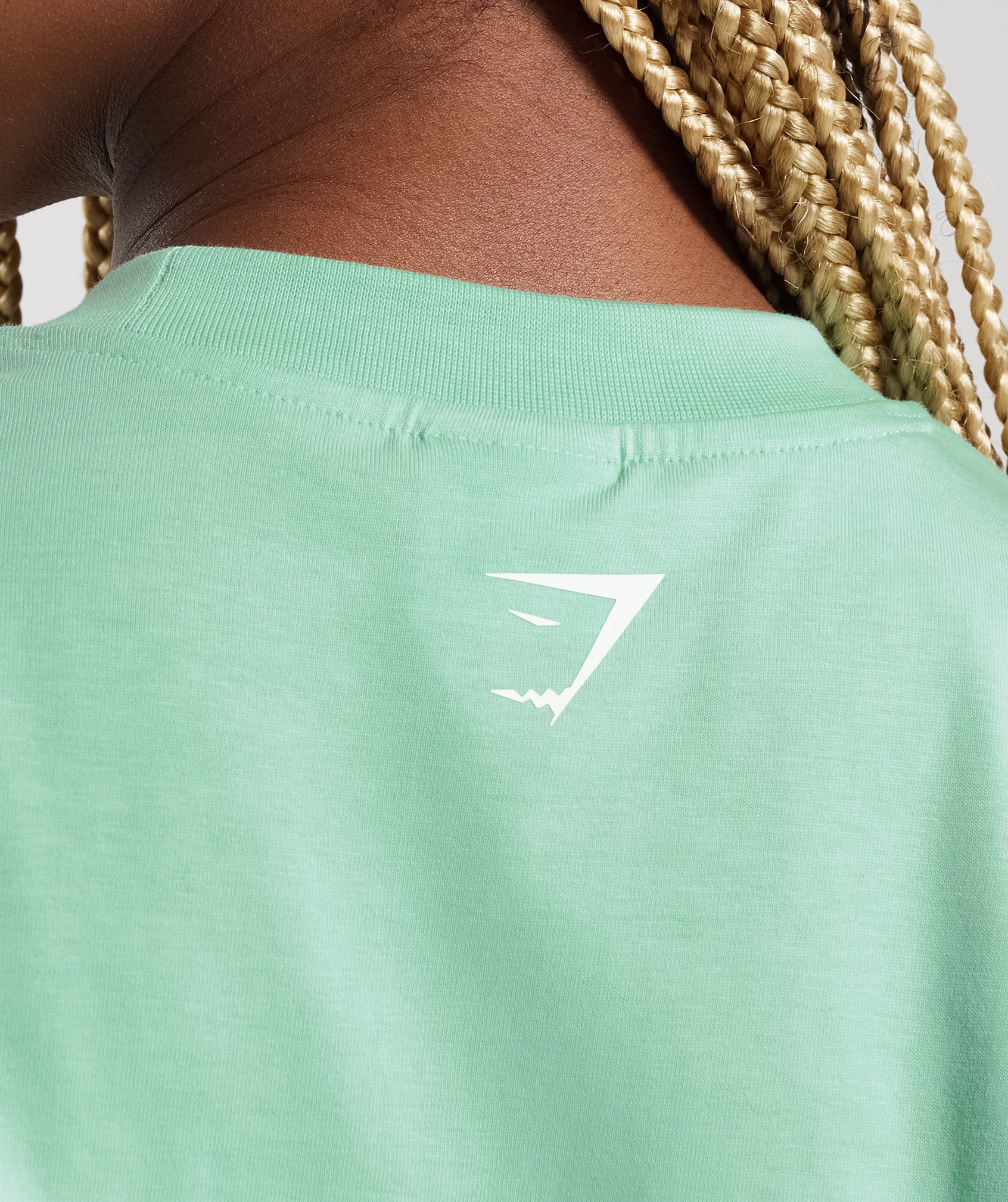 Gymshark No Weighting Oversized T-Shirt - Pastel Green - Image 3