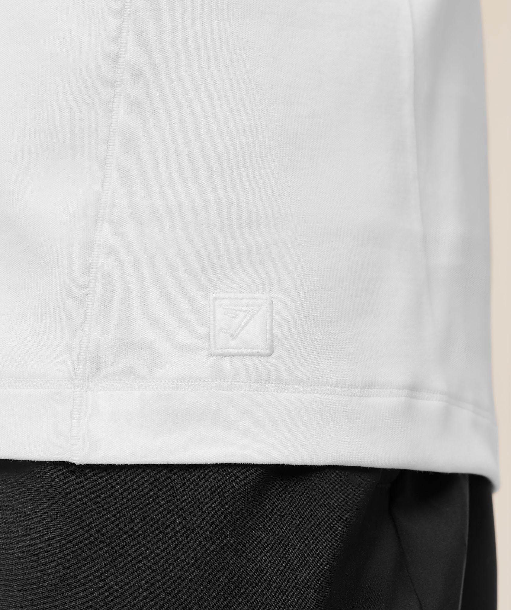 Gymshark Off Duty Long Sleeve T-Shirt - White - Image 7