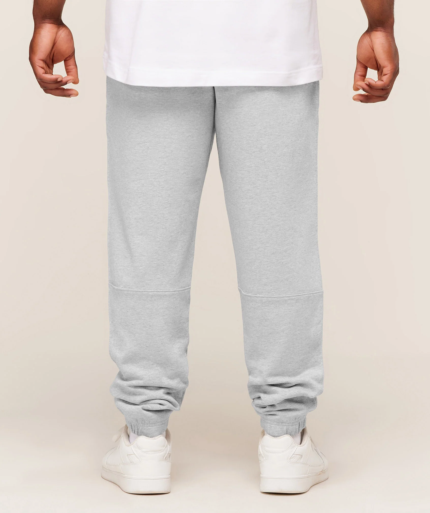 Gymshark Olde English Joggers - Soft Grey Marl - Image 3