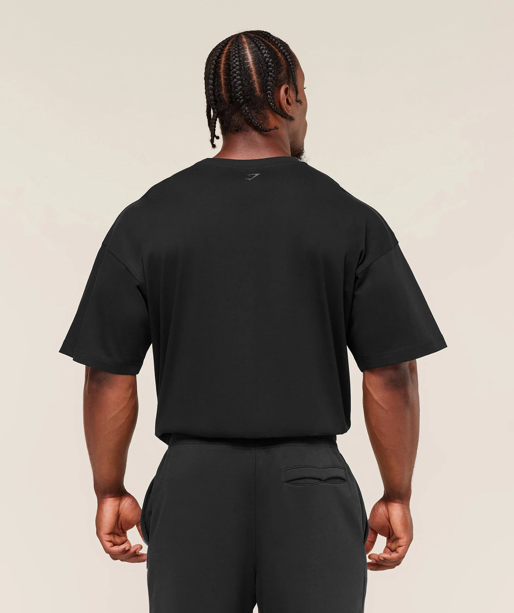 Gymshark Olde English T-Shirt - Black - Image 2