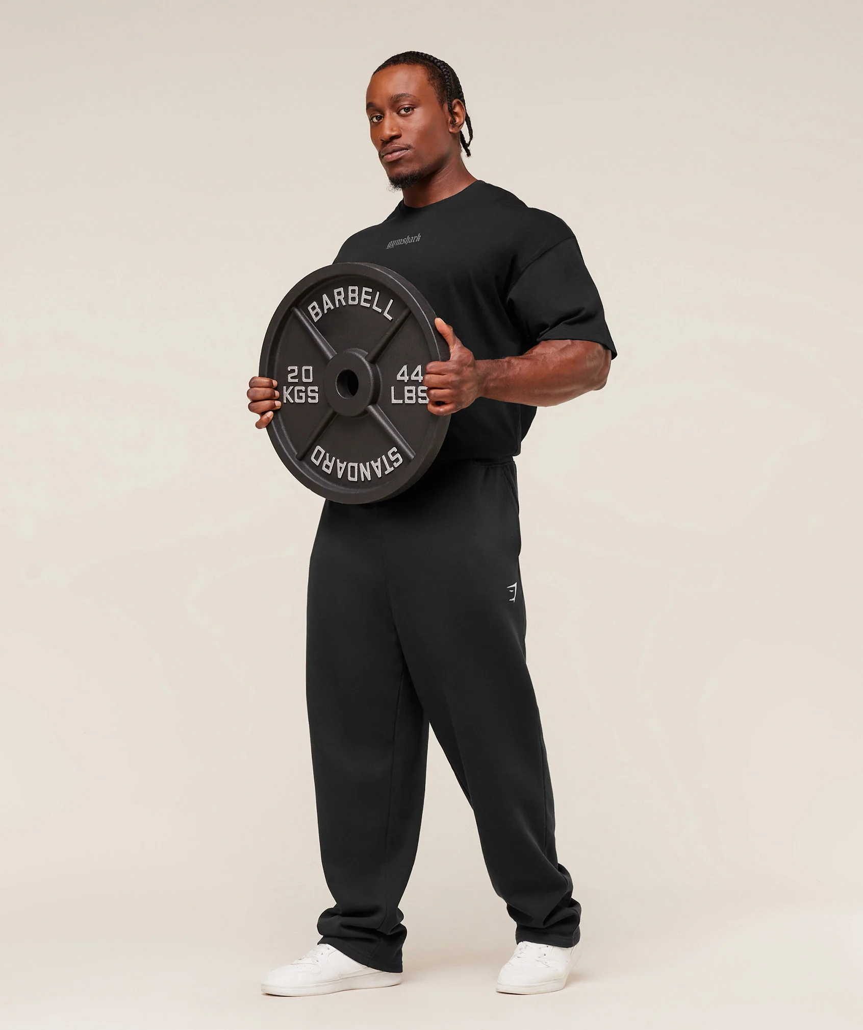 Gymshark Olde English T-Shirt - Black - Image 4