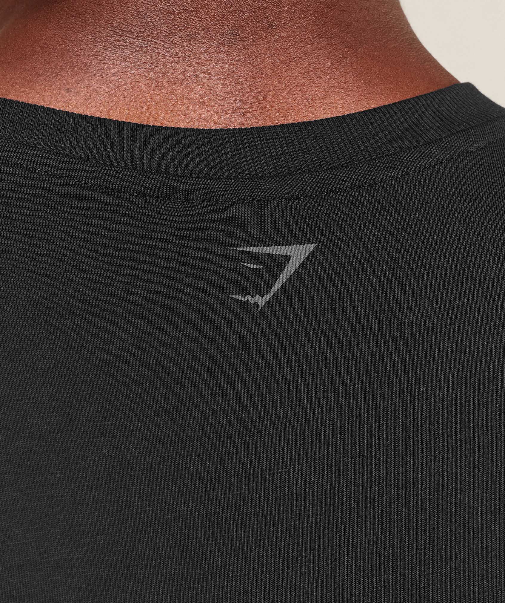 Gymshark Olde English T-Shirt - Black - Image 6