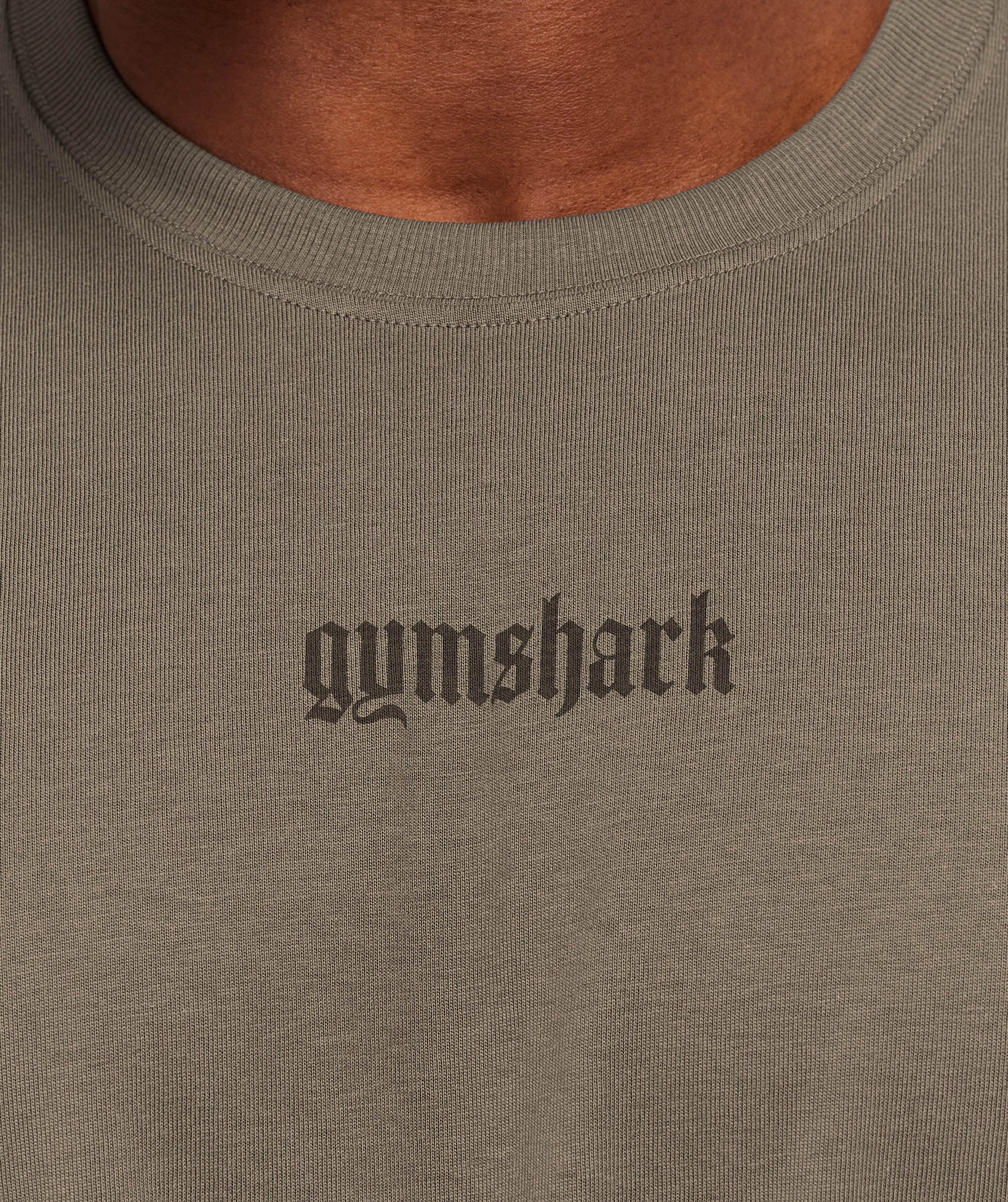 Gymshark Olde English T-Shirt - Camo Brown - Image 7