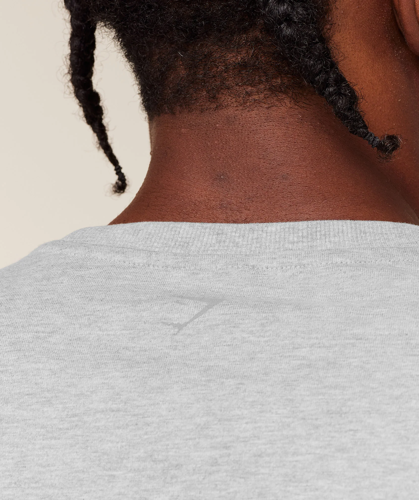 Gymshark Olde English T-Shirt - Bros Soft Grey Marl - Image 5