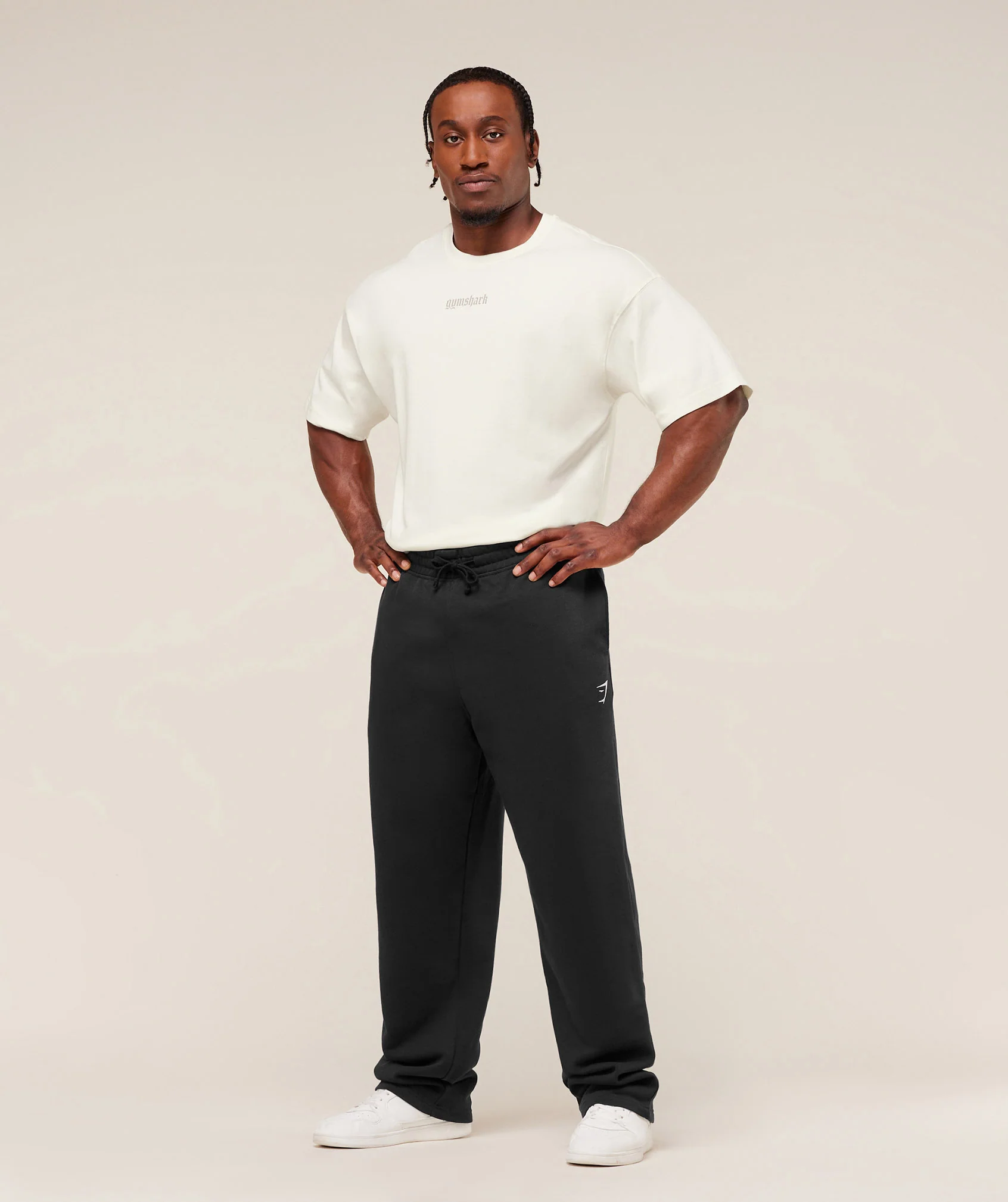 Gymshark Olde English T-Shirt - Soft White - Image 4