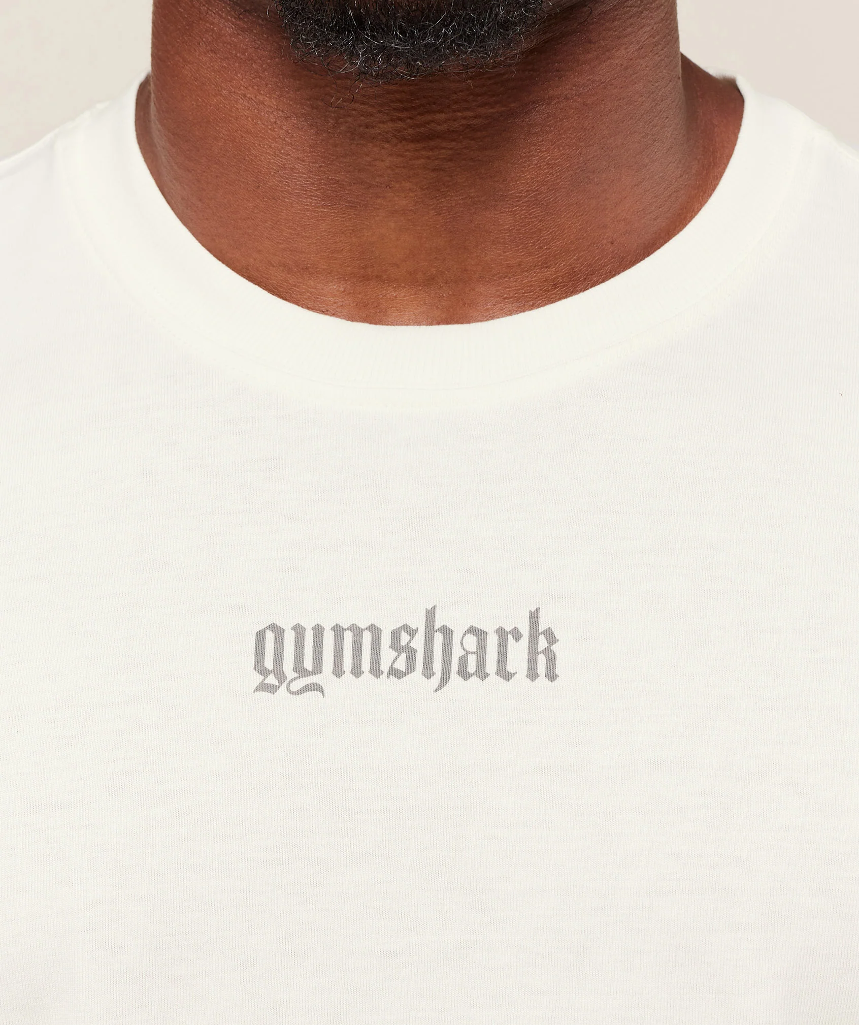 Gymshark Olde English T-Shirt - Soft White - Image 5