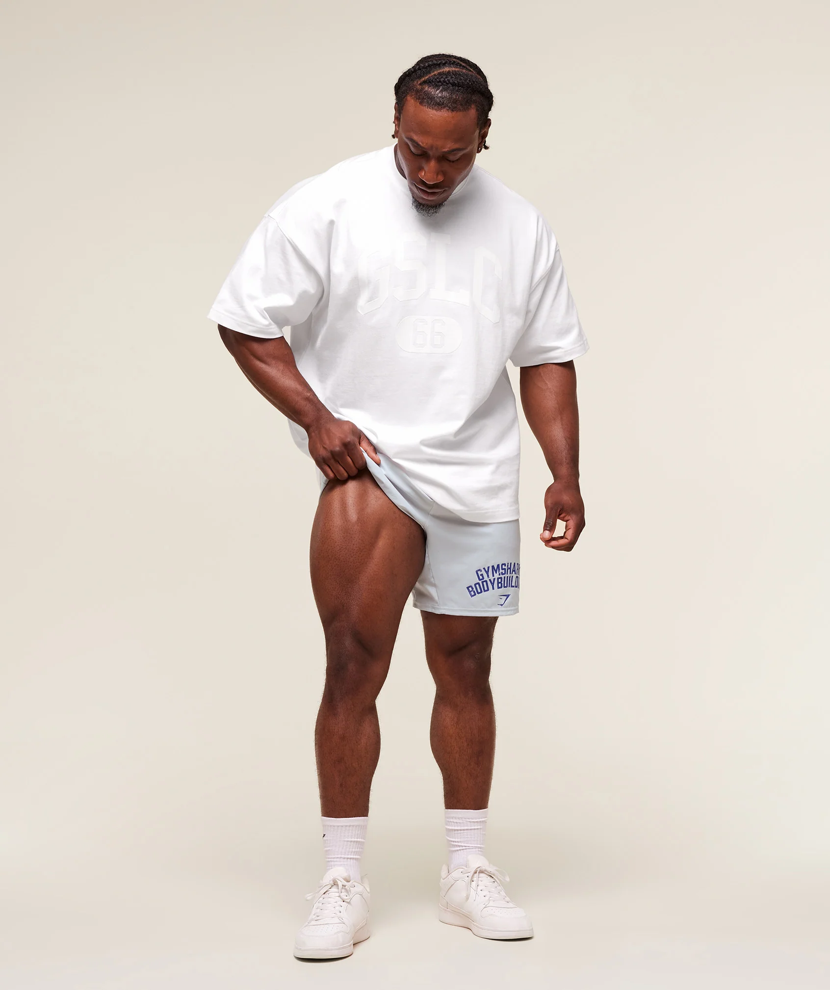 Gymshark Olympic Bar 7" Shorts - Metal Grey - Image 4