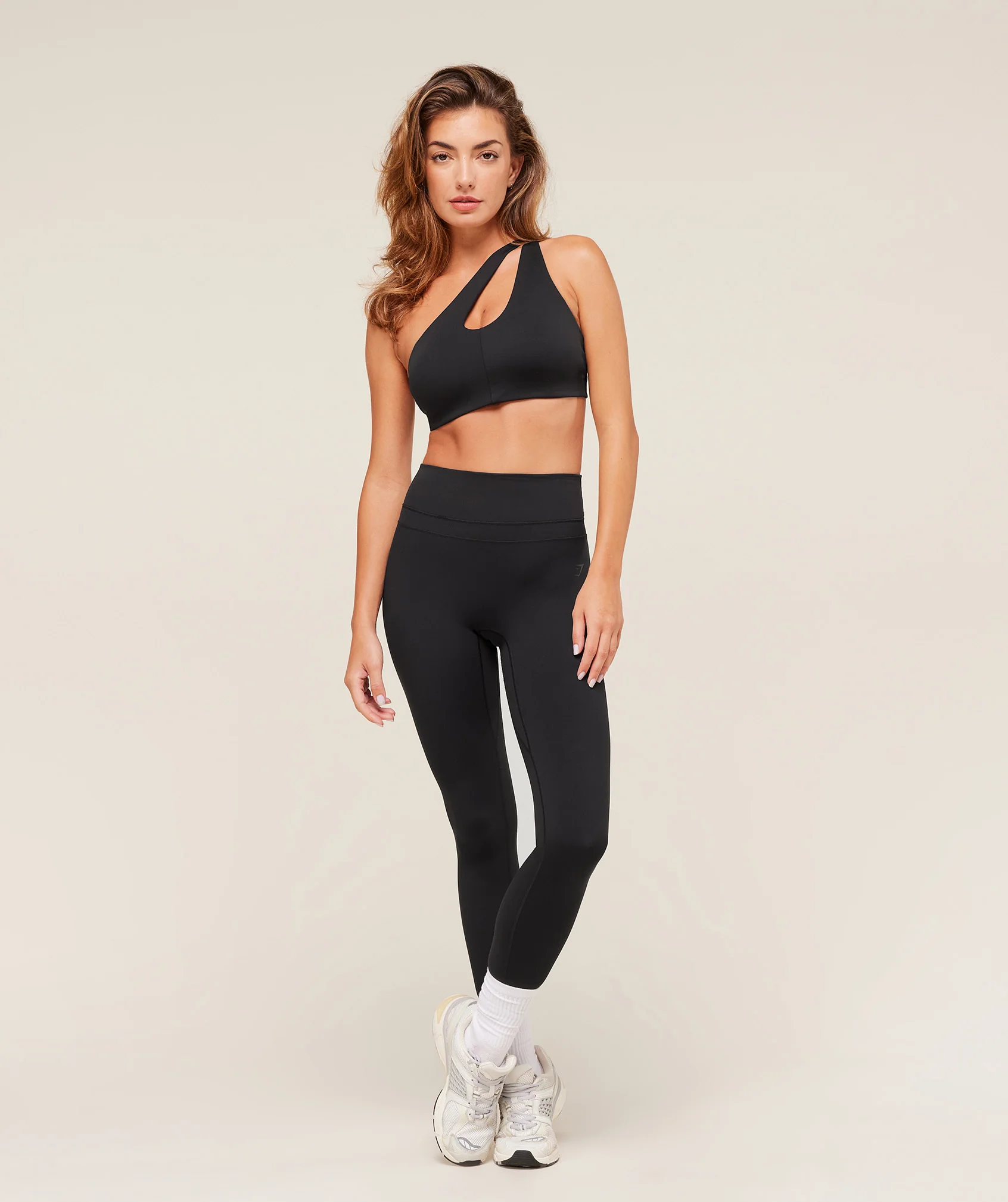Gymshark One Shoulder Sports Bra - Black - Image 4