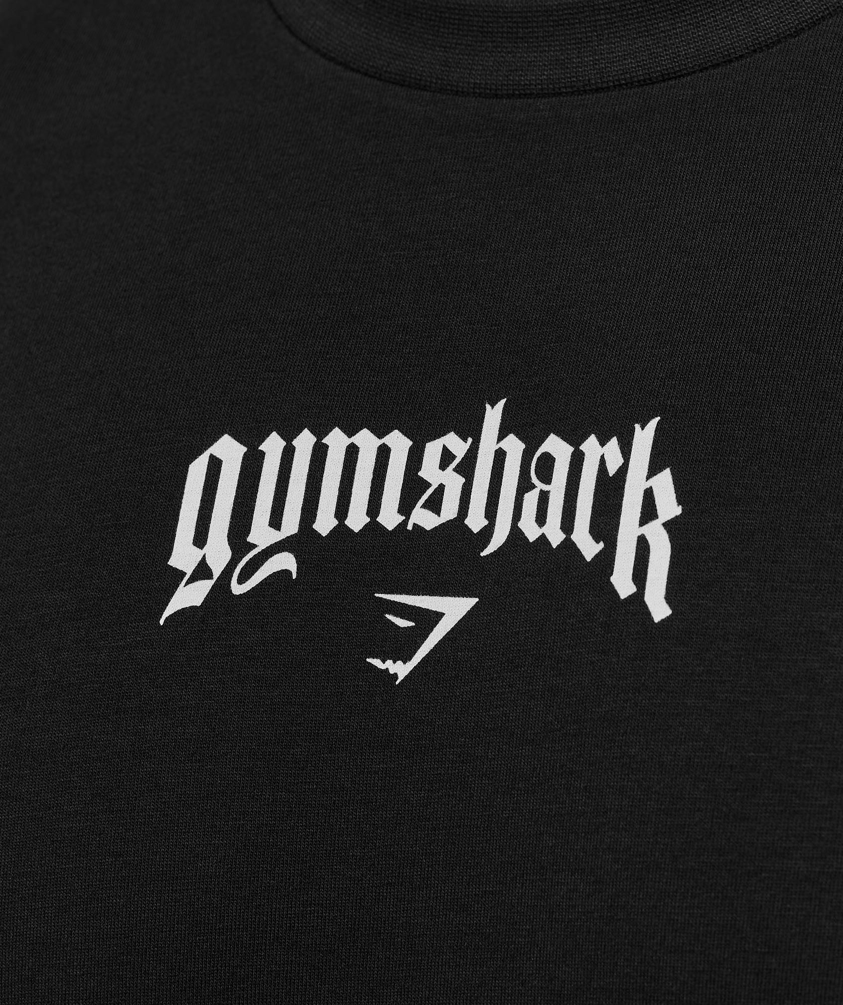Gymshark Outline Graphic T-Shirt - Black - Image 7