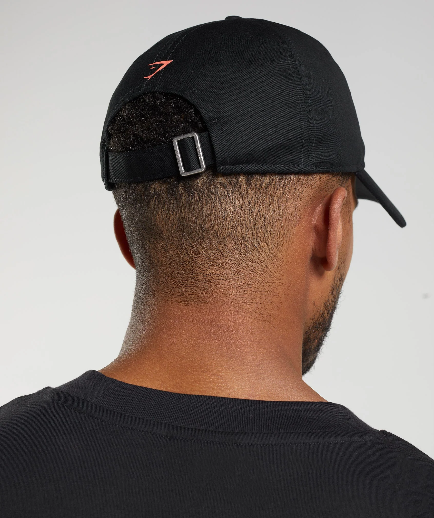 Gymshark Overlap Baseball Cap - Black/Solstice Orange - Image 2