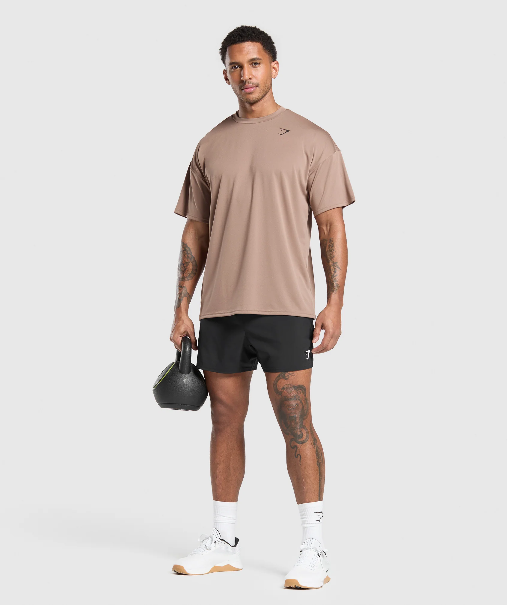 Gymshark Arrival Oversized T-Shirt - Mocha Mauve - Image 5