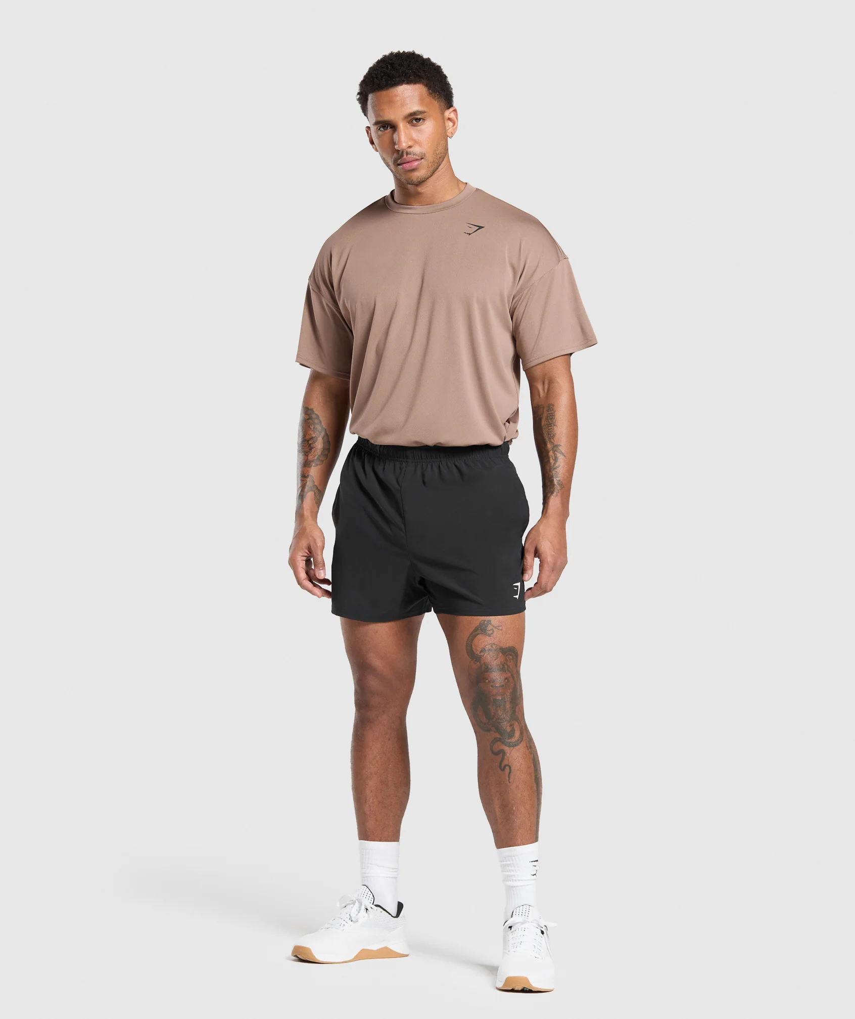Gymshark Arrival Oversized T-Shirt - Mocha Mauve - Image 6