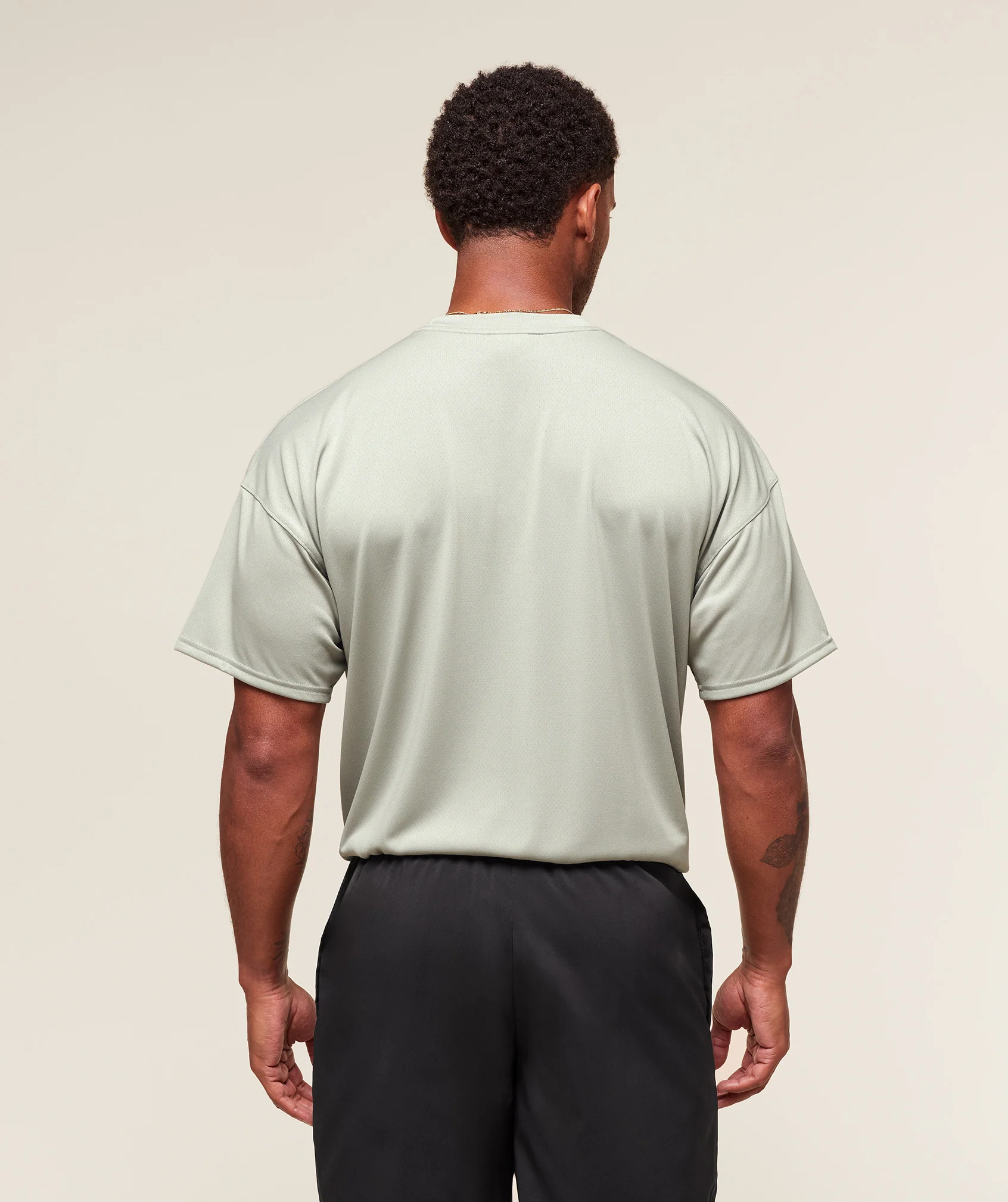 Gymshark Arrival Oversized T-Shirt - Stone Grey - Image 2
