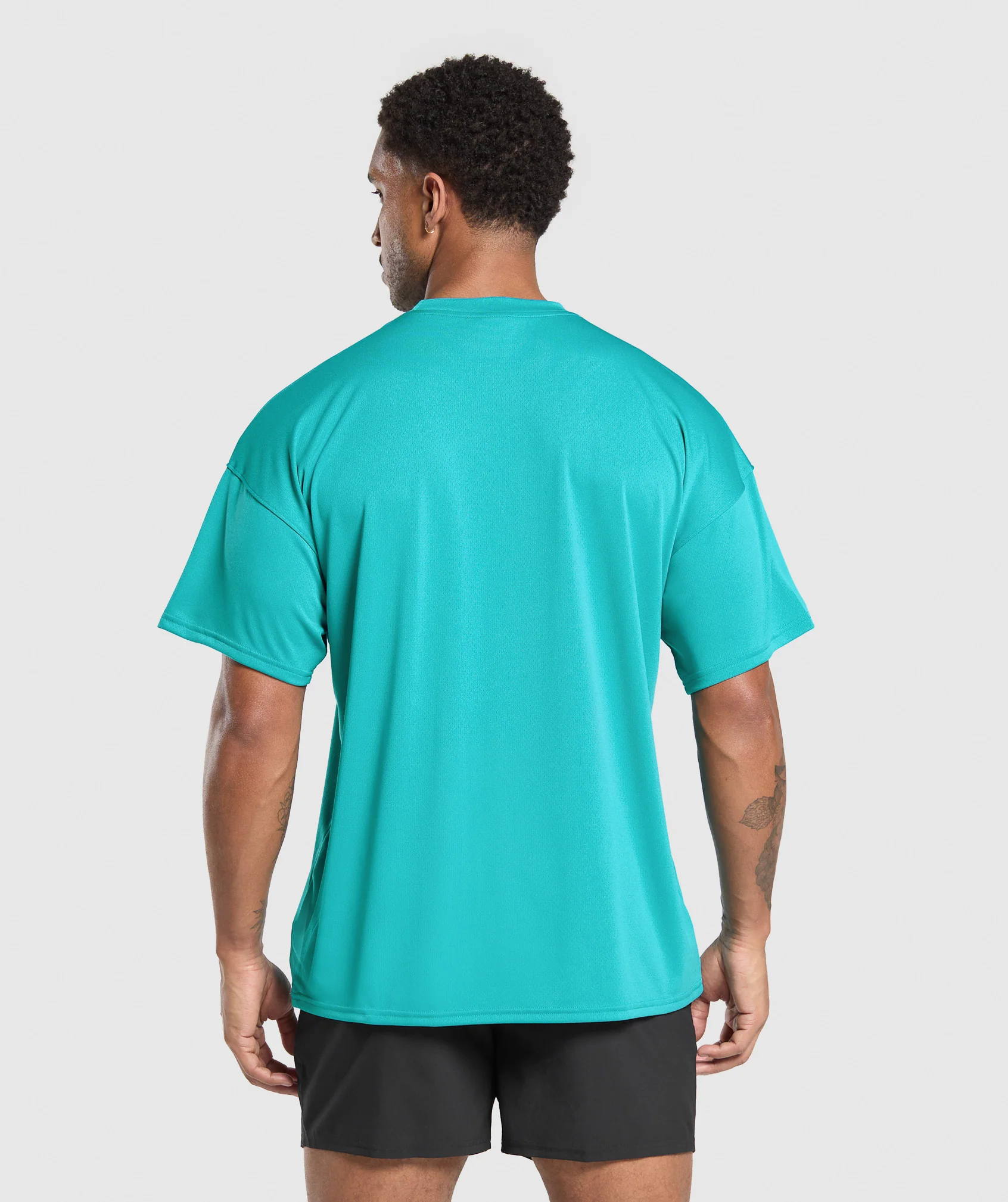 Gymshark Arrival Oversized T-Shirt - Jewel Teal - Image 2