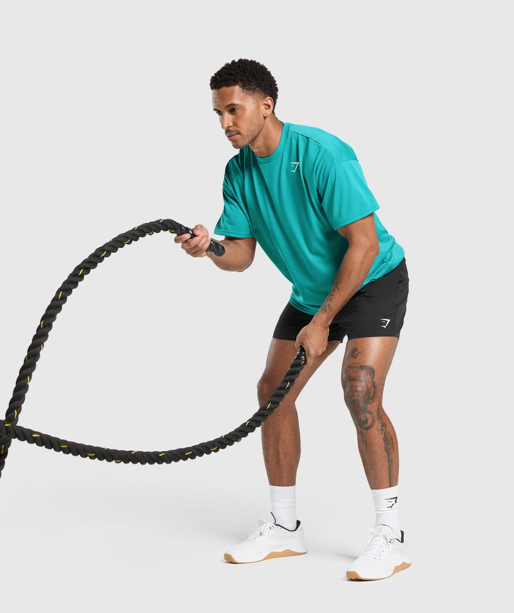 Gymshark Arrival Oversized T-Shirt - Jewel Teal - Image 6