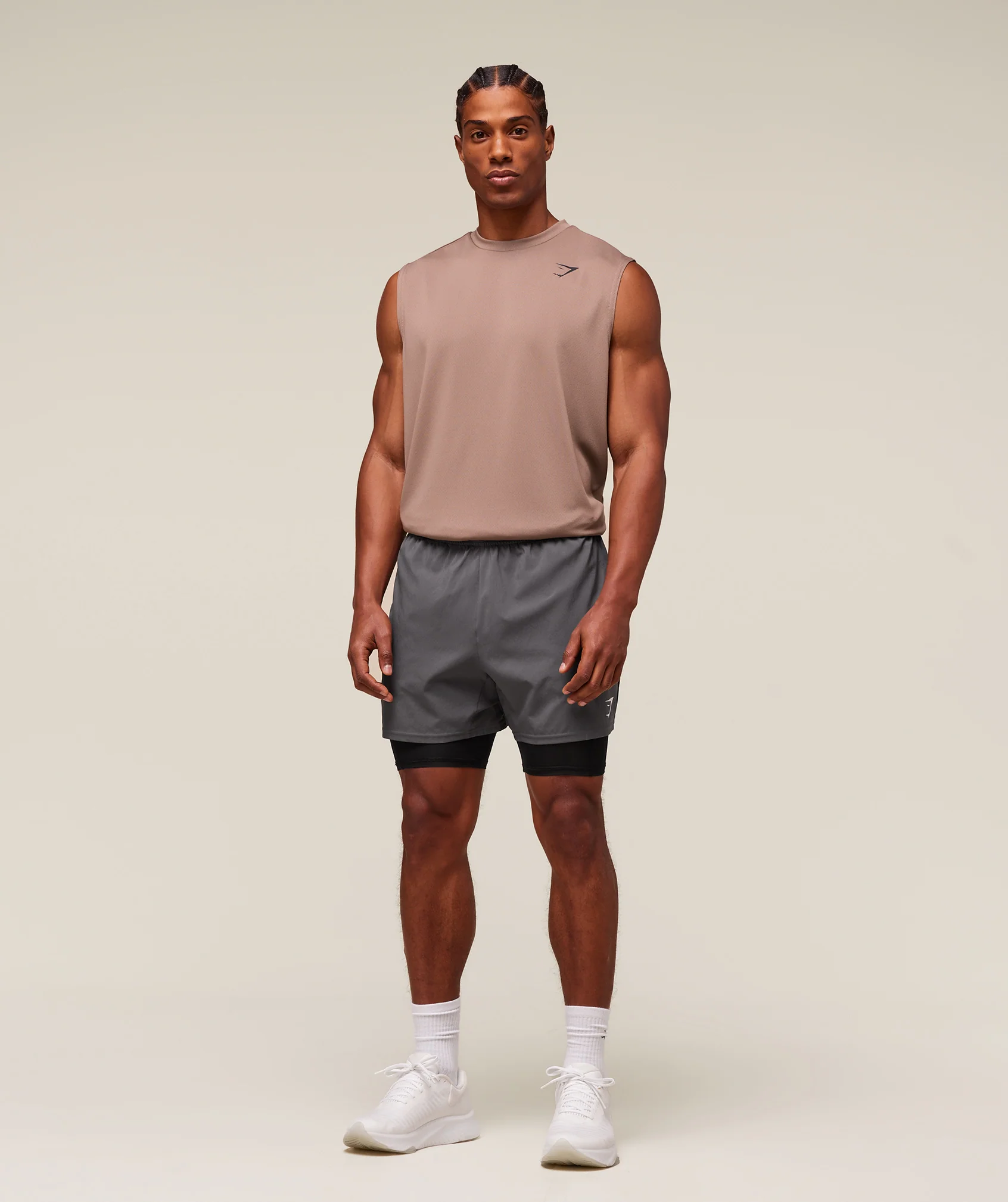 Gymshark Arrival Oversized Tank - Mocha Mauve - Image 3