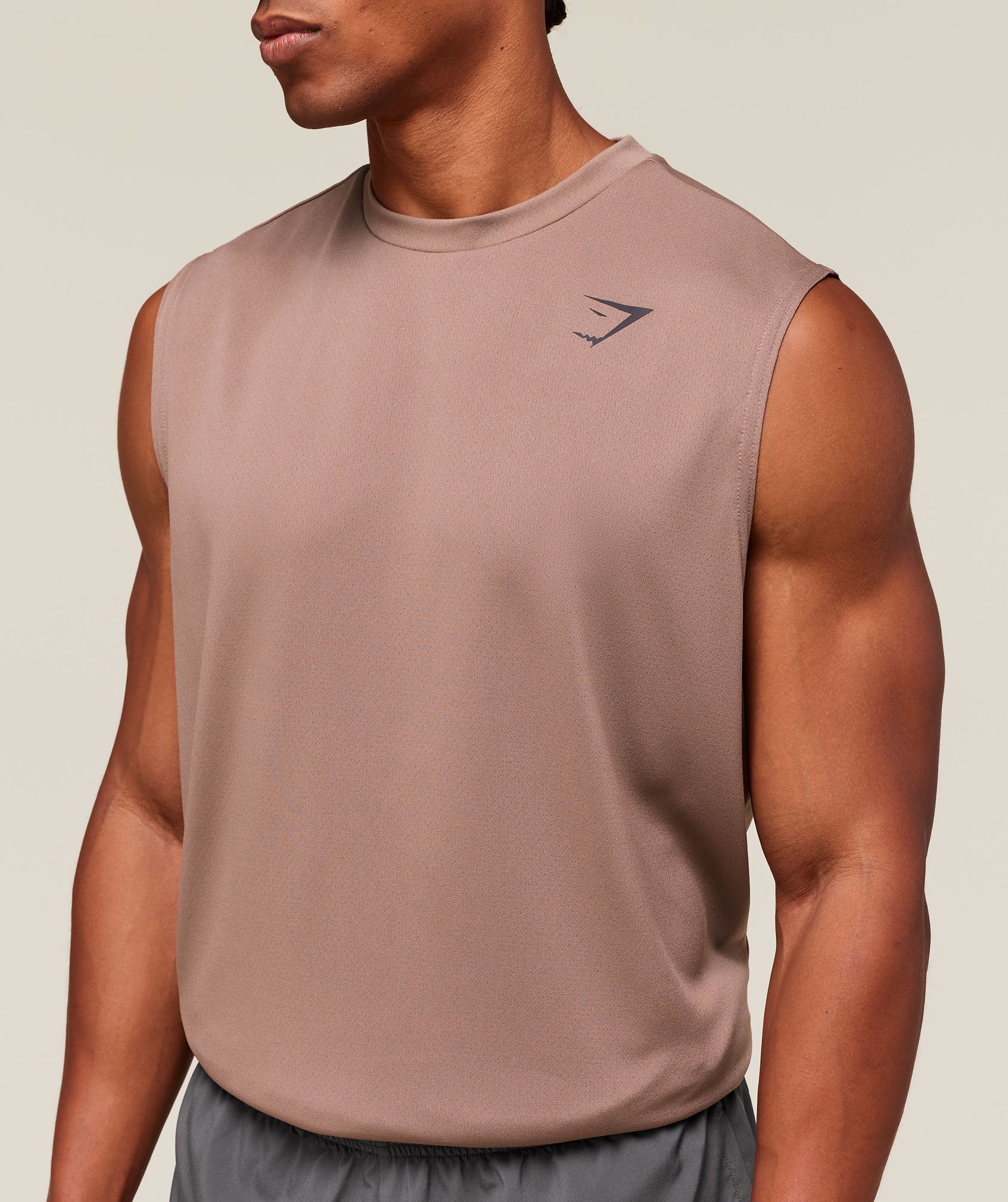 Gymshark Arrival Oversized Tank - Mocha Mauve - Image 4