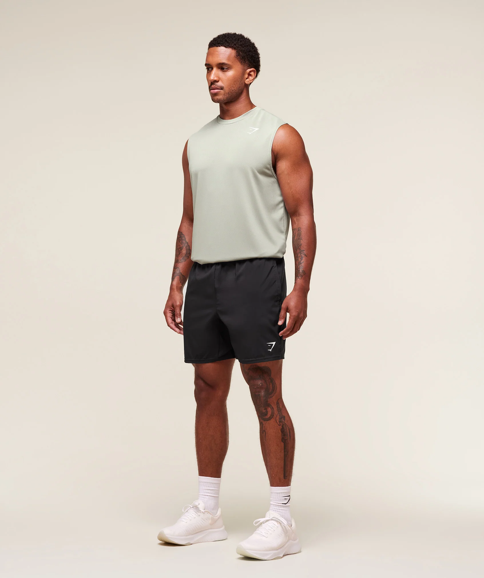 Gymshark Arrival Oversized Tank - Stone Grey - Image 4