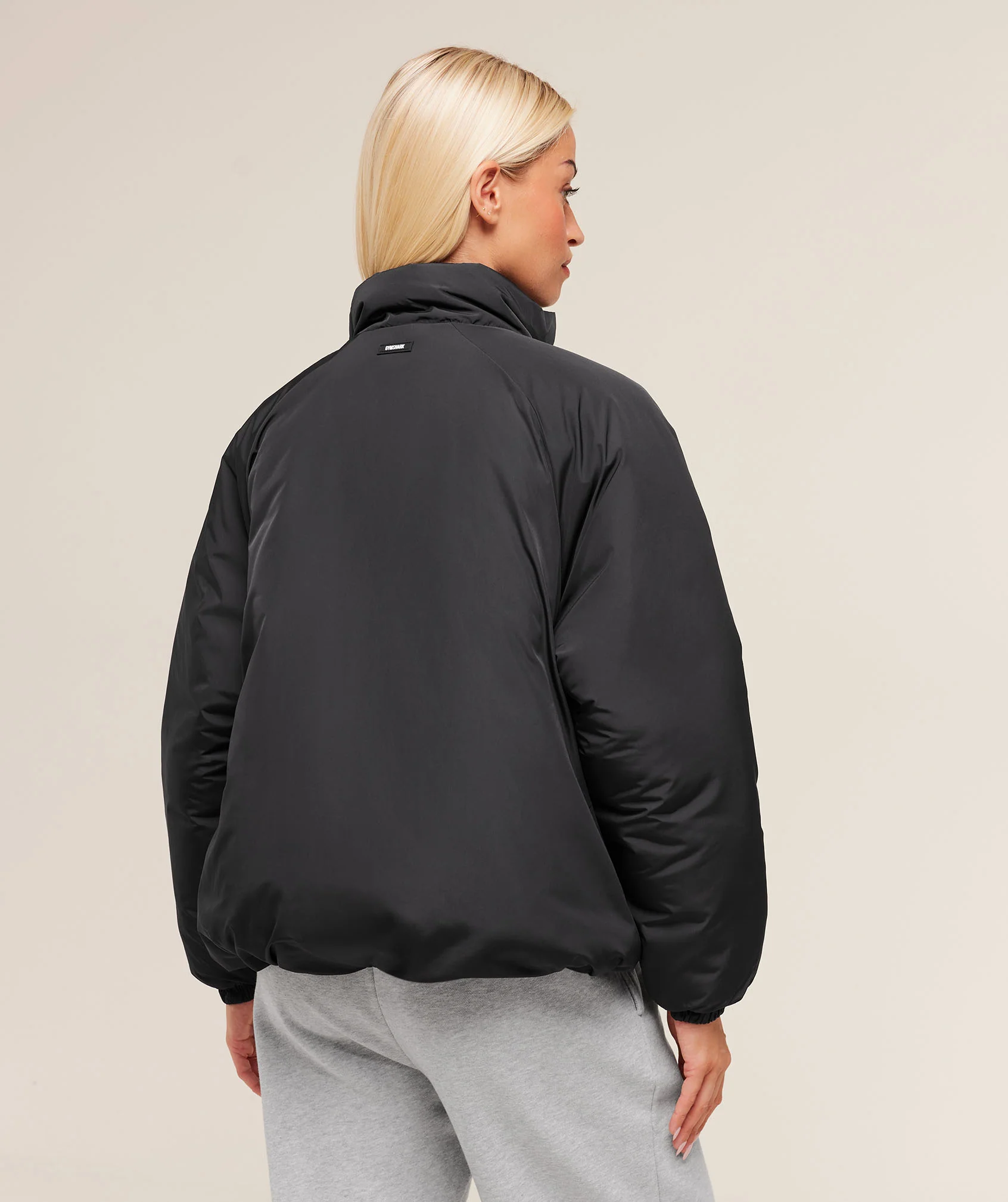 Gymshark Oversized Puffer Jacket - Black - Image 2