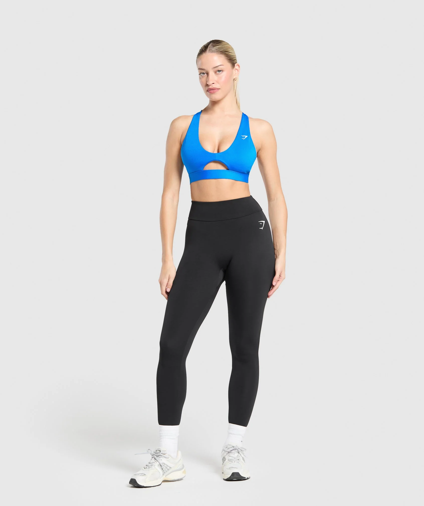 Gymshark Peek A Boo Sports Bra - Barbell Blue - Image 4