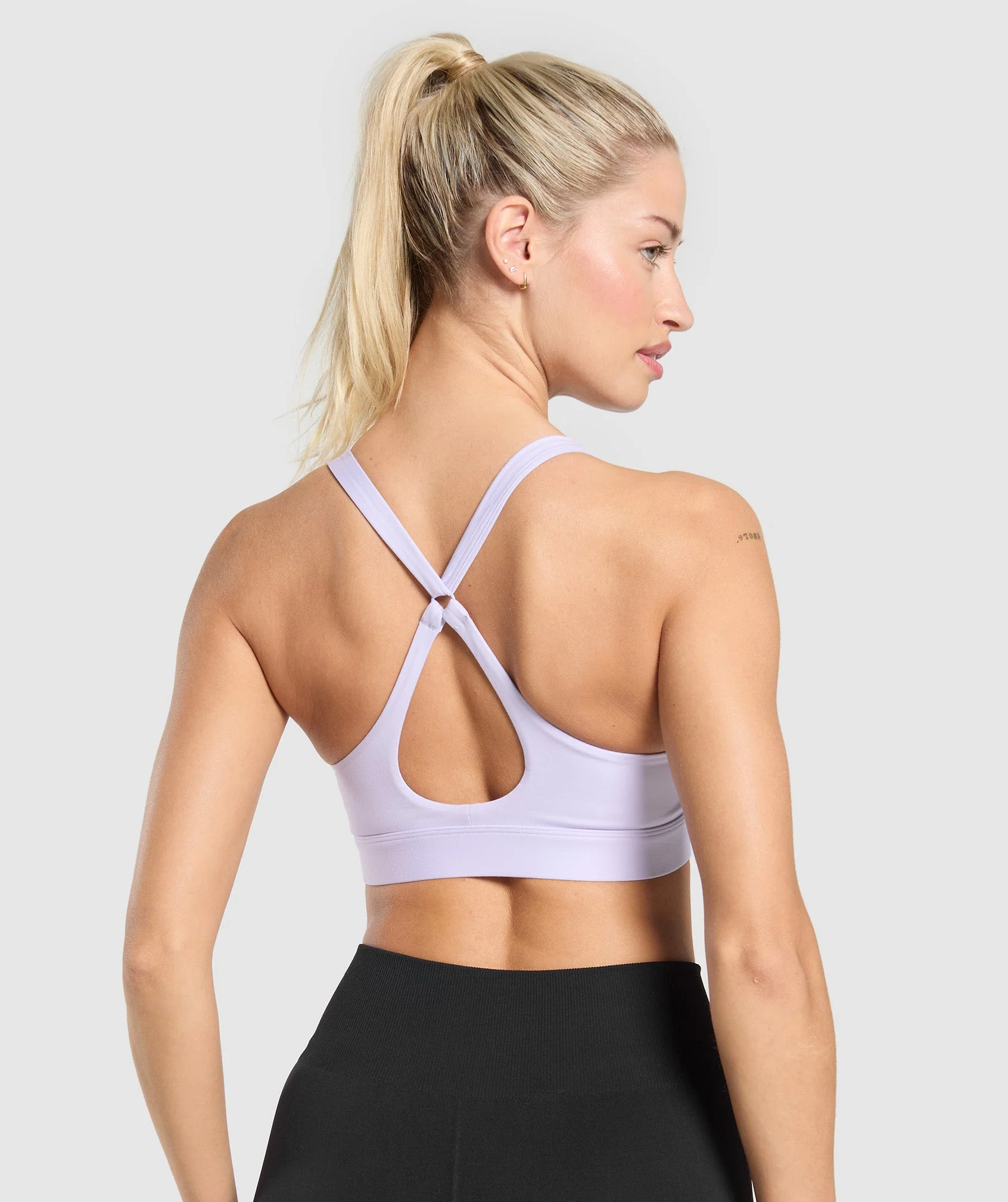 Gymshark Peek A Boo Sports Bra - Fresh Lilac - Image 2