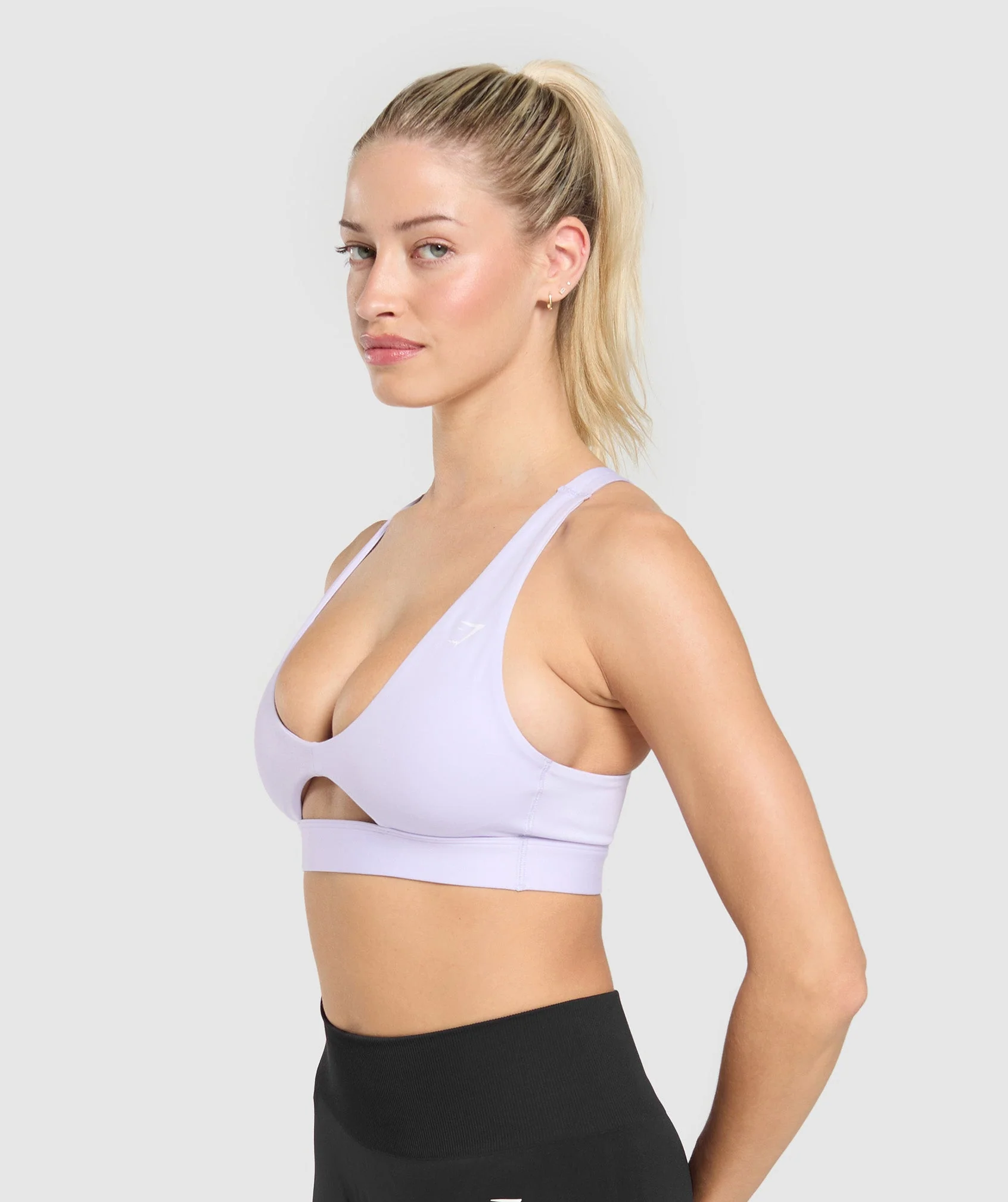 Gymshark Peek A Boo Sports Bra - Fresh Lilac - Image 3