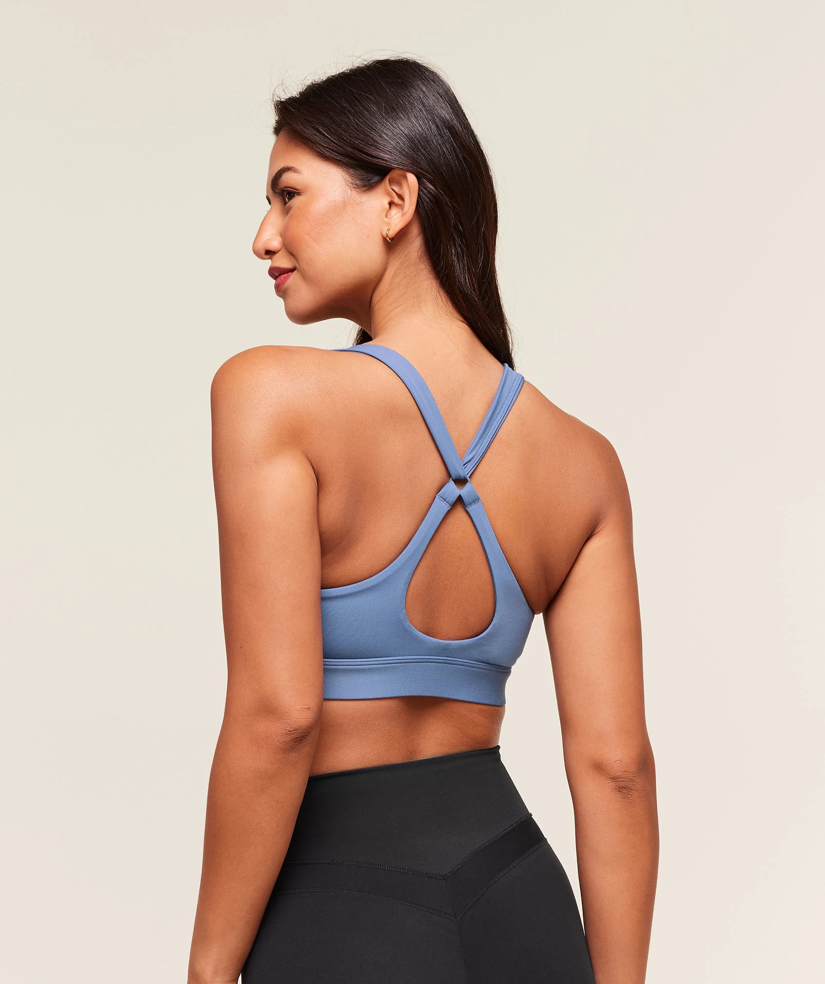 Gymshark Peek A Boo Sports Bra - Worn Blue - Image 2