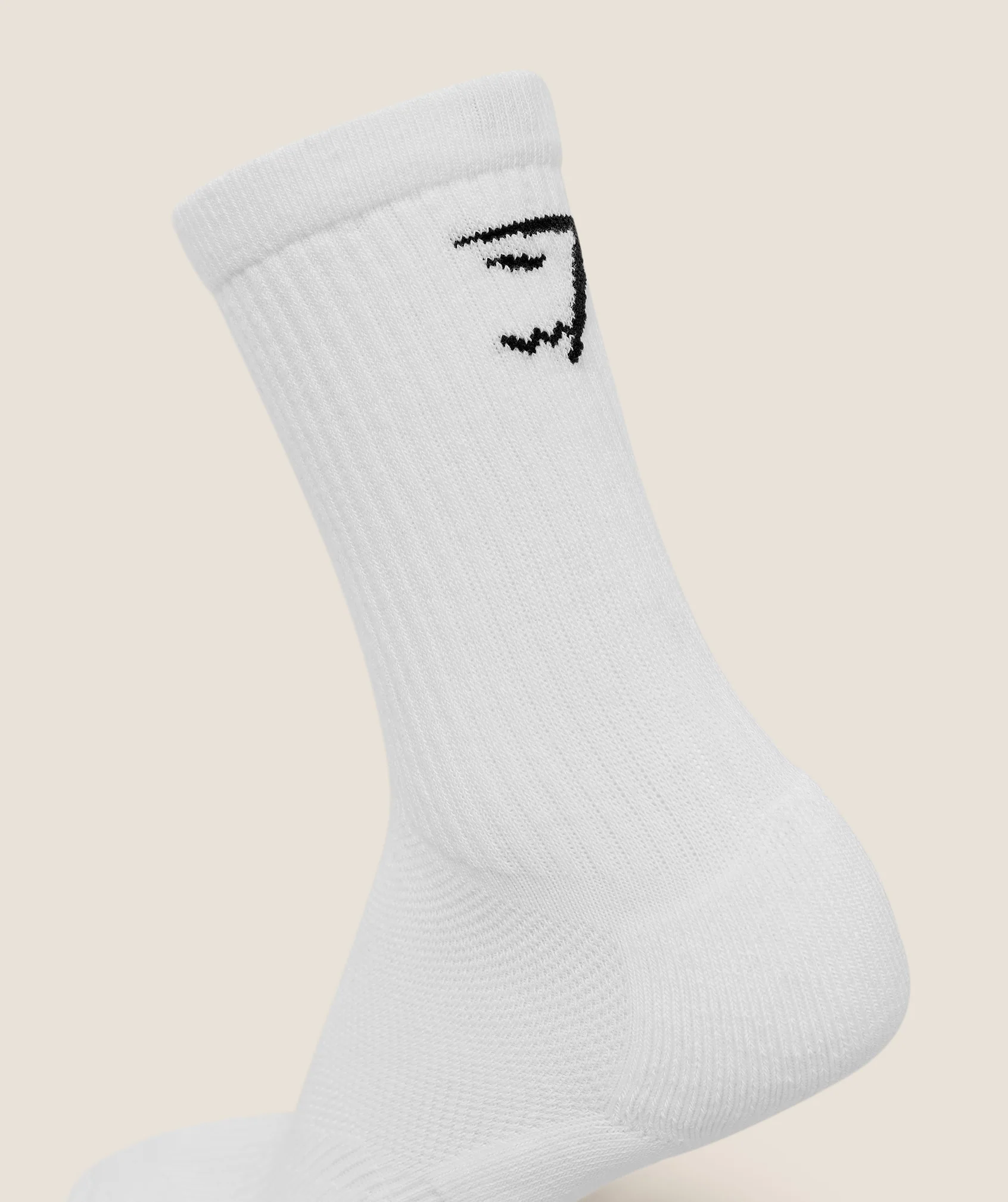 Gymshark Performance Crew Socks 3pk - GS White - Image 2